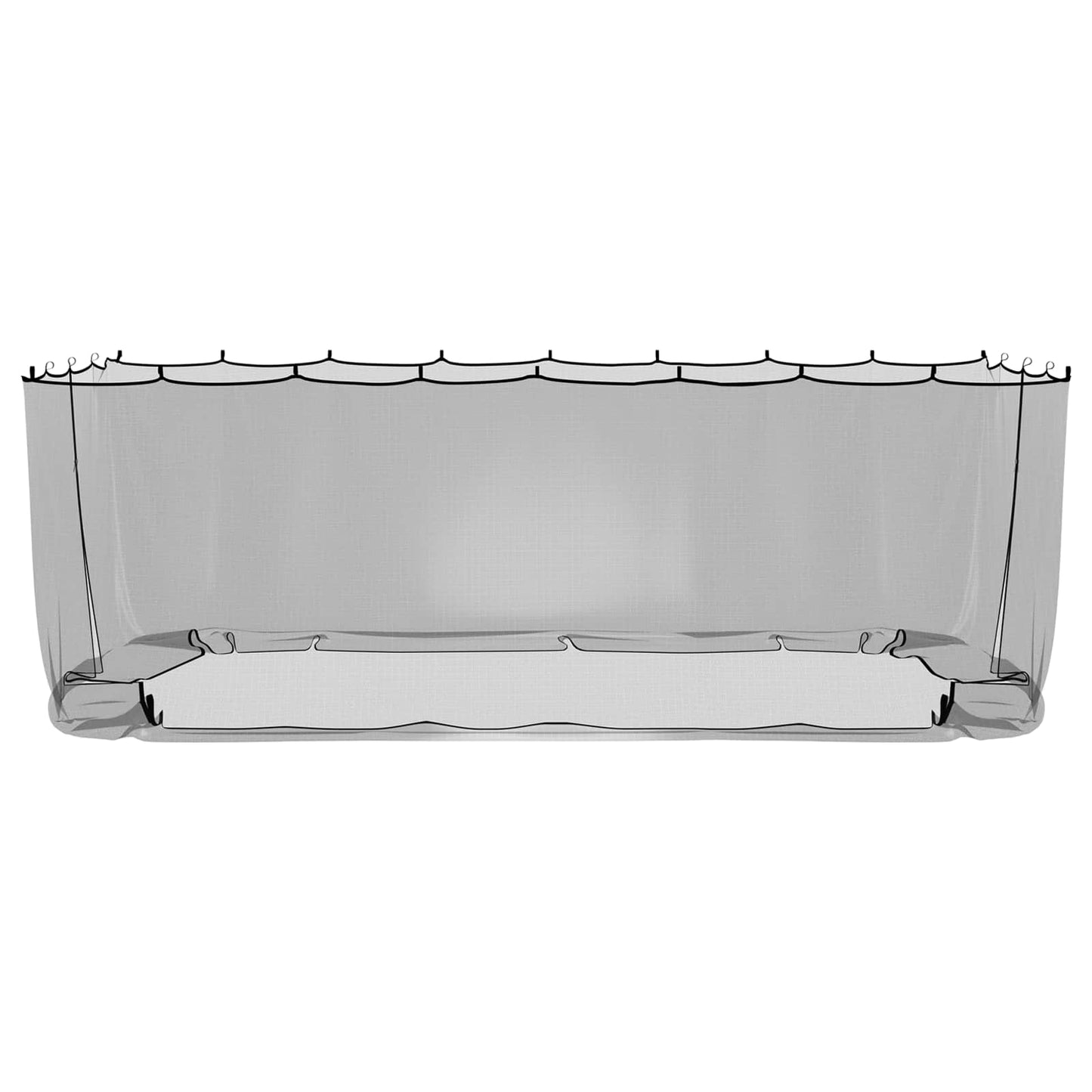 Muggennet voor het prieel 220 mesh Zwart 6 x 3 x 2 m Polyester is nu te koop bij PeponiXL, paradijselijk wonen!