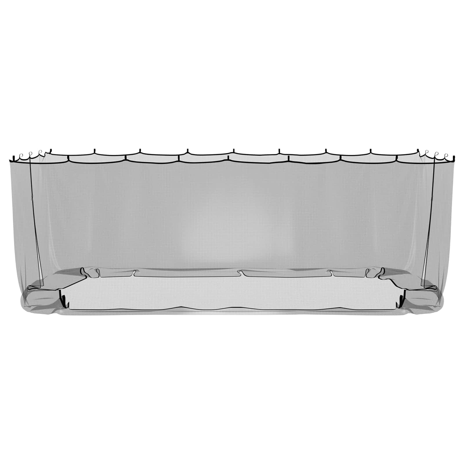 Muggennet voor het prieel 220 mesh Zwart 6 x 3 x 2 m Polyester is nu te koop bij PeponiXL, paradijselijk wonen!