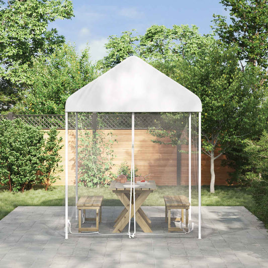 Muggennet voor het prieel 220 mesh Wit 2 x 2 x 2 m Polyester is nu te koop bij PeponiXL, paradijselijk wonen!