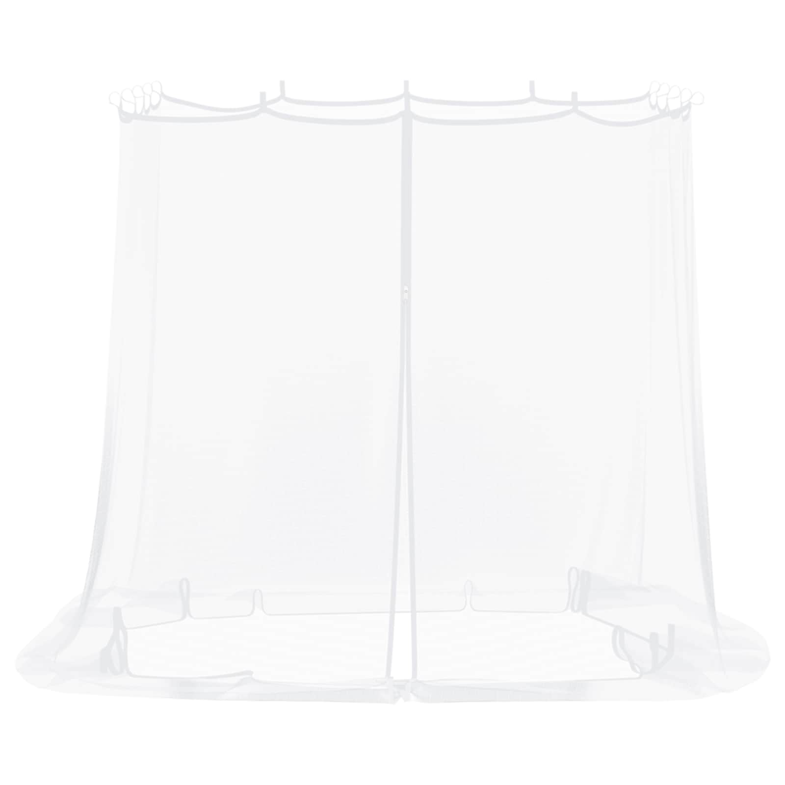 Muggennet voor het prieel 220 mesh Wit 2 x 2 x 2 m Polyester is nu te koop bij PeponiXL, paradijselijk wonen!