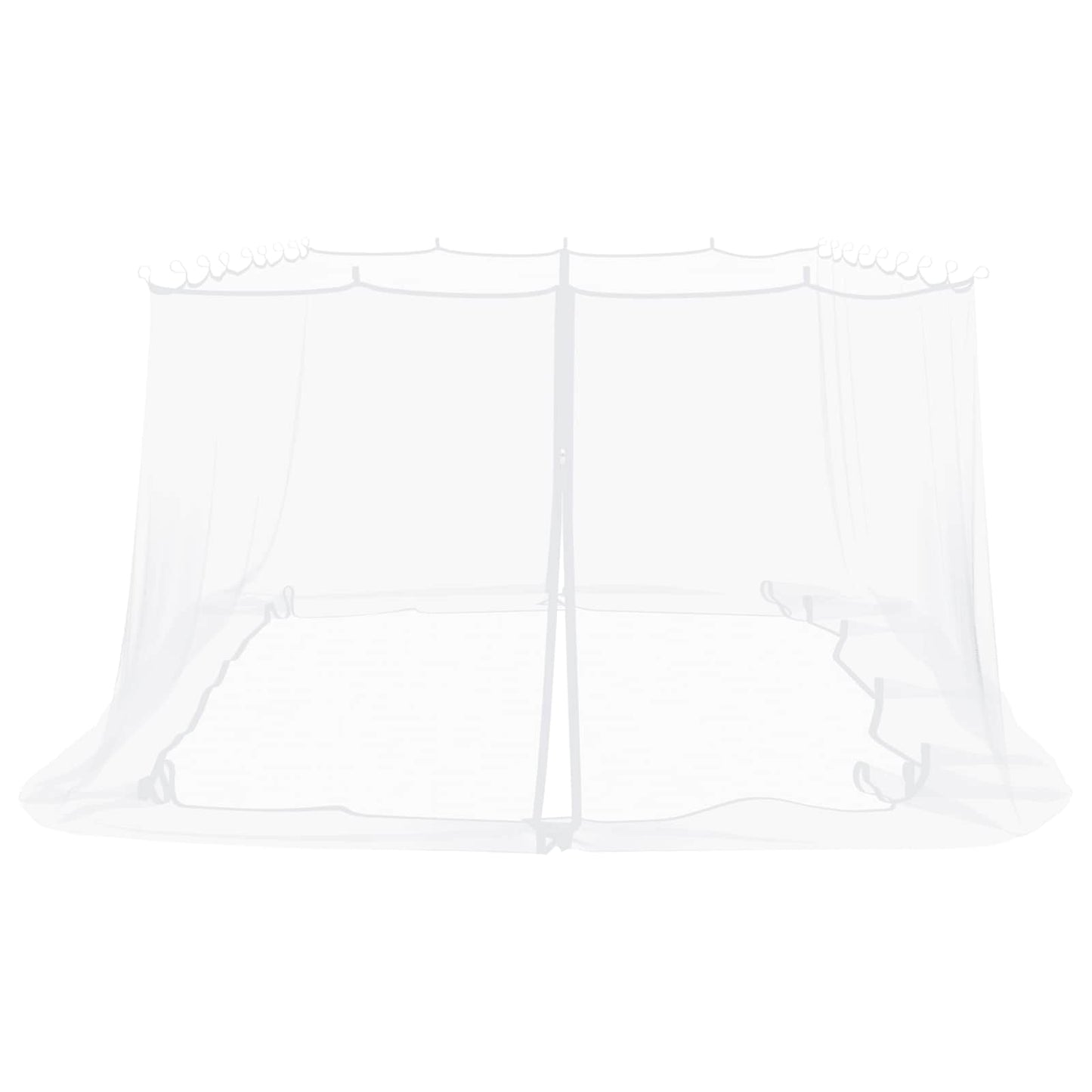 Muggennet voor het prieel 220 mesh Wit 6 x 3 x 2 m Polyester is nu te koop bij PeponiXL, paradijselijk wonen!