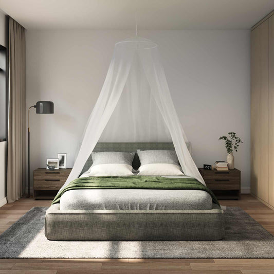 Muggennetje voor Bed 156 Gaas 3 pcs Wit Polyester is nu te koop bij PeponiXL, paradijselijk wonen!