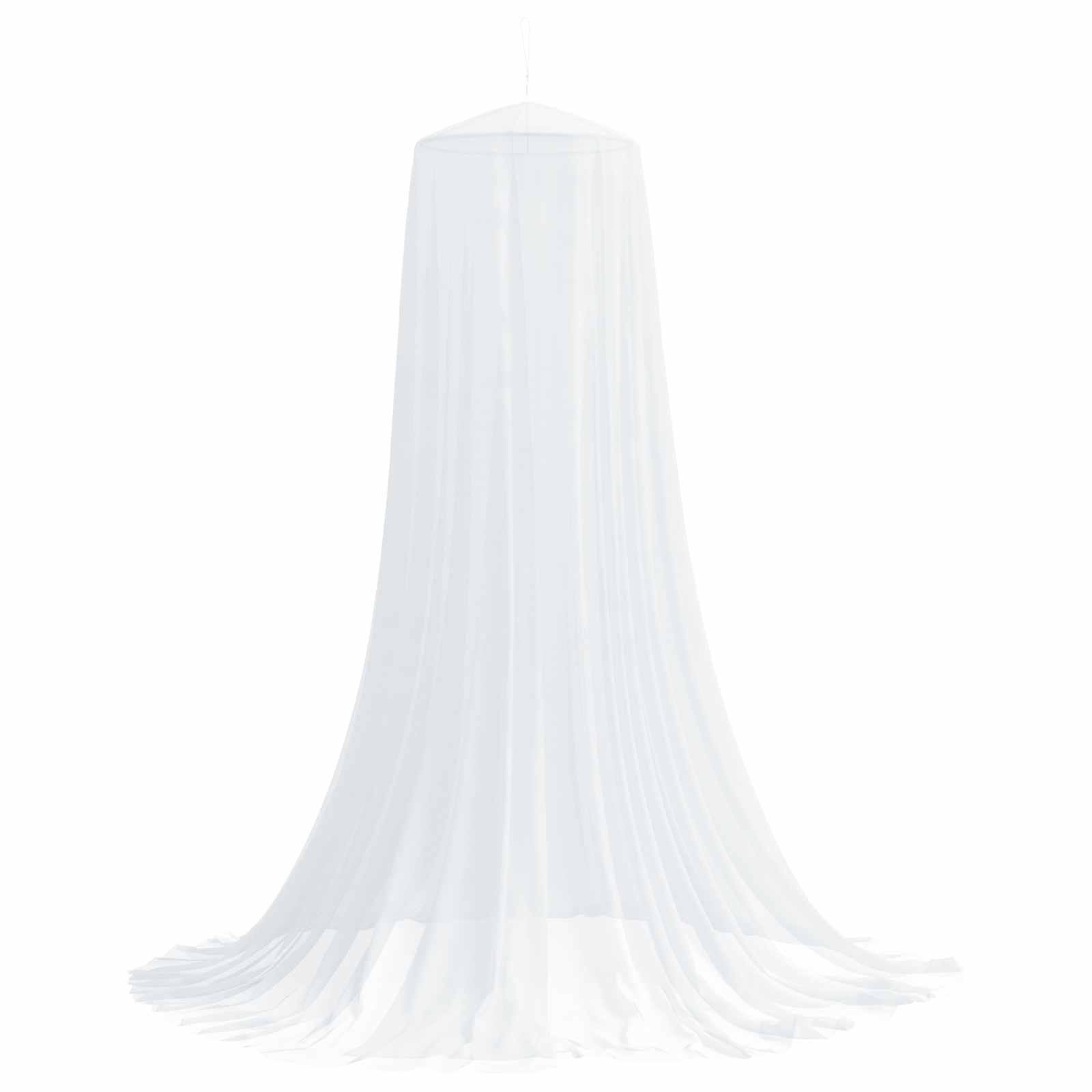 Klamboe voor bed 3 pcs 156 mesh Wit ⌀56 x 220 cm Polyester is nu te koop bij PeponiXL, paradijselijk wonen!