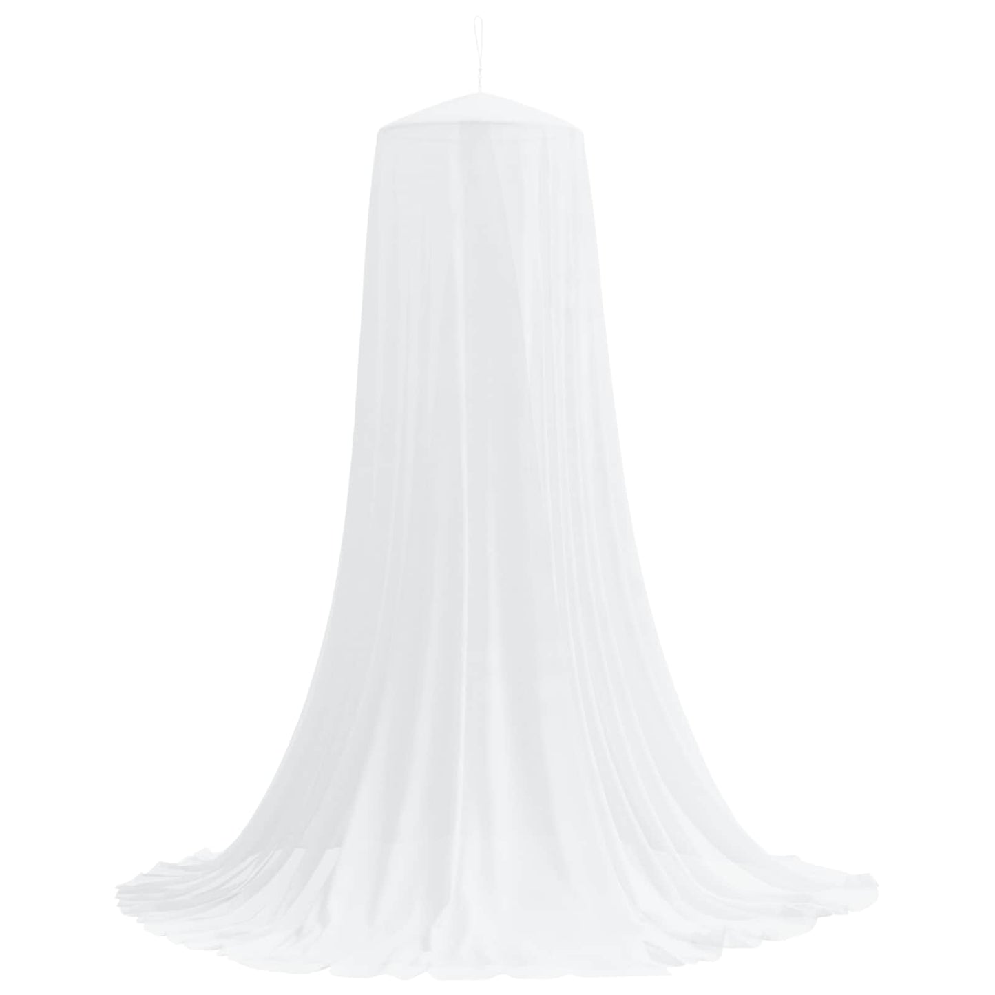 Klamboe voor bed 3 pcs 156 mesh Wit ⌀56 x 220 cm Polyester is nu te koop bij PeponiXL, paradijselijk wonen!