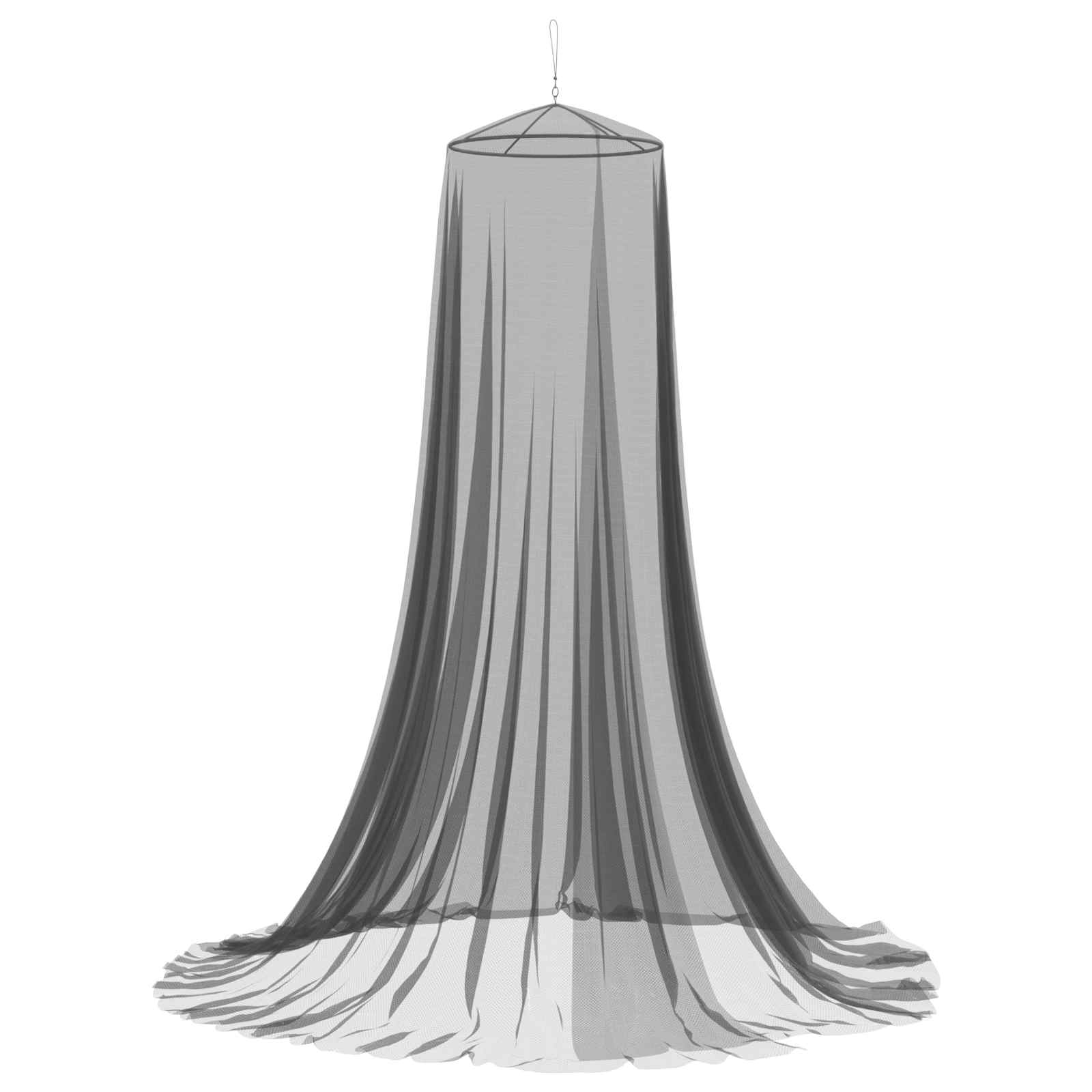 Klamboe voor bed 156 mesh Zwart ⌀56 x 220 cm Polyester is nu te koop bij PeponiXL, paradijselijk wonen!