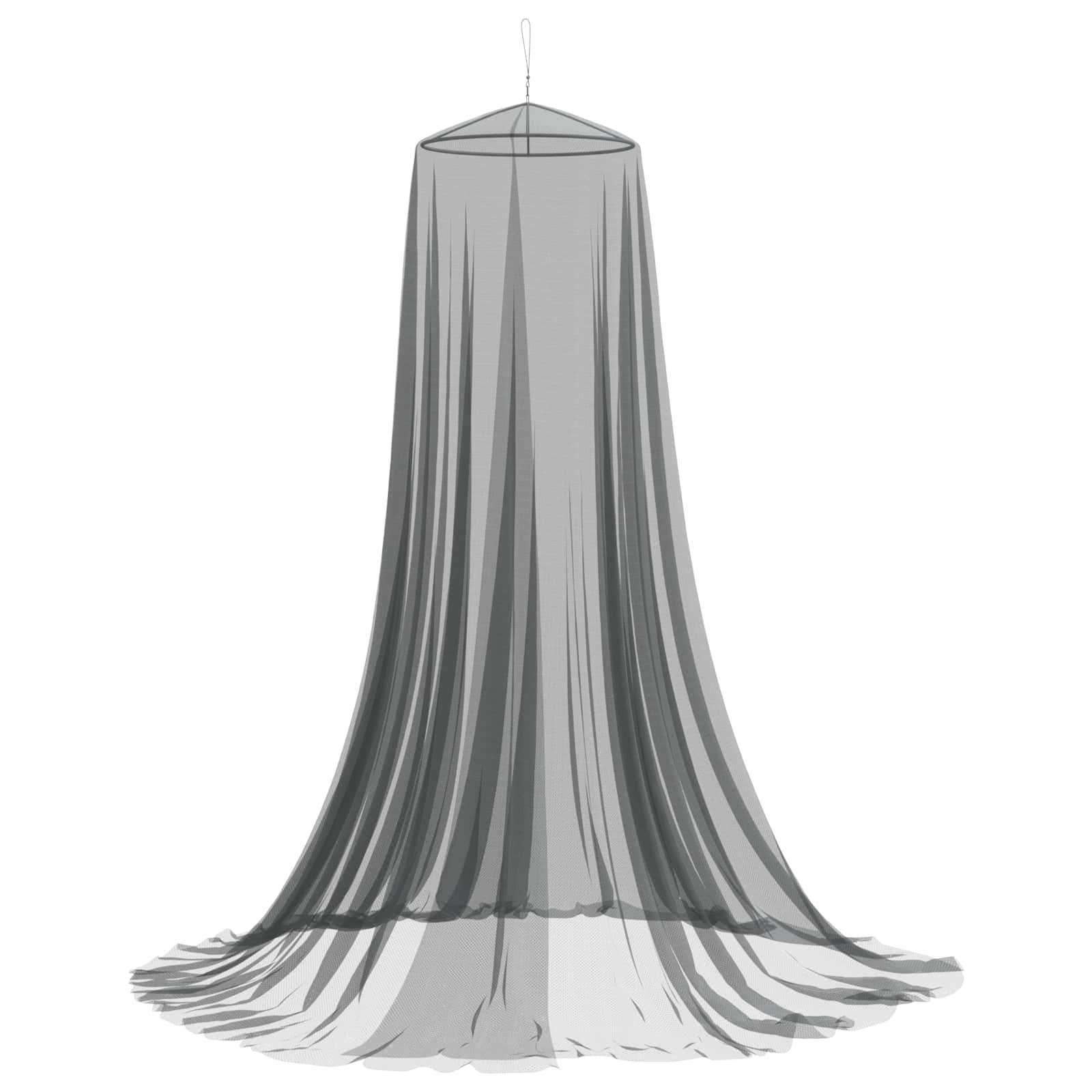 Klamboe voor bed 156 mesh Zwart ⌀56 x 220 cm Polyester is nu te koop bij PeponiXL, paradijselijk wonen!