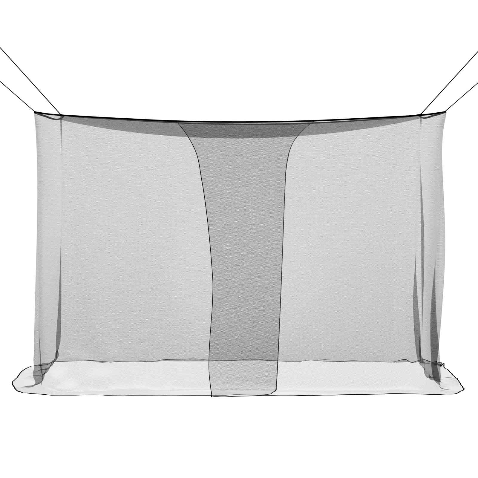 Muggennetje voor Bed 156 Gaas 3 pcs Zwart Polyester is nu te koop bij PeponiXL, paradijselijk wonen!