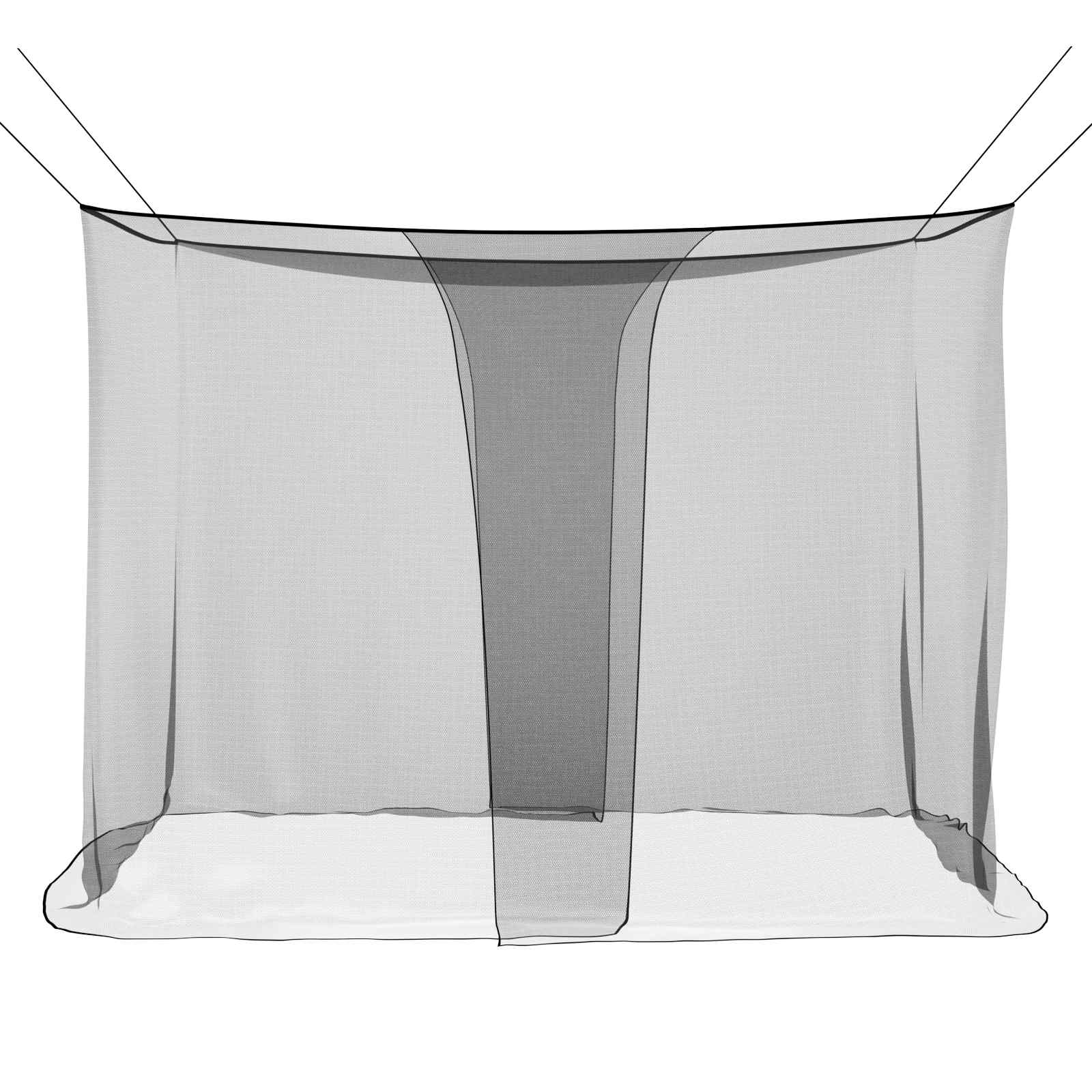 Muggennetje voor Bed 156 Gaas 3 pcs Zwart Polyester is nu te koop bij PeponiXL, paradijselijk wonen!
