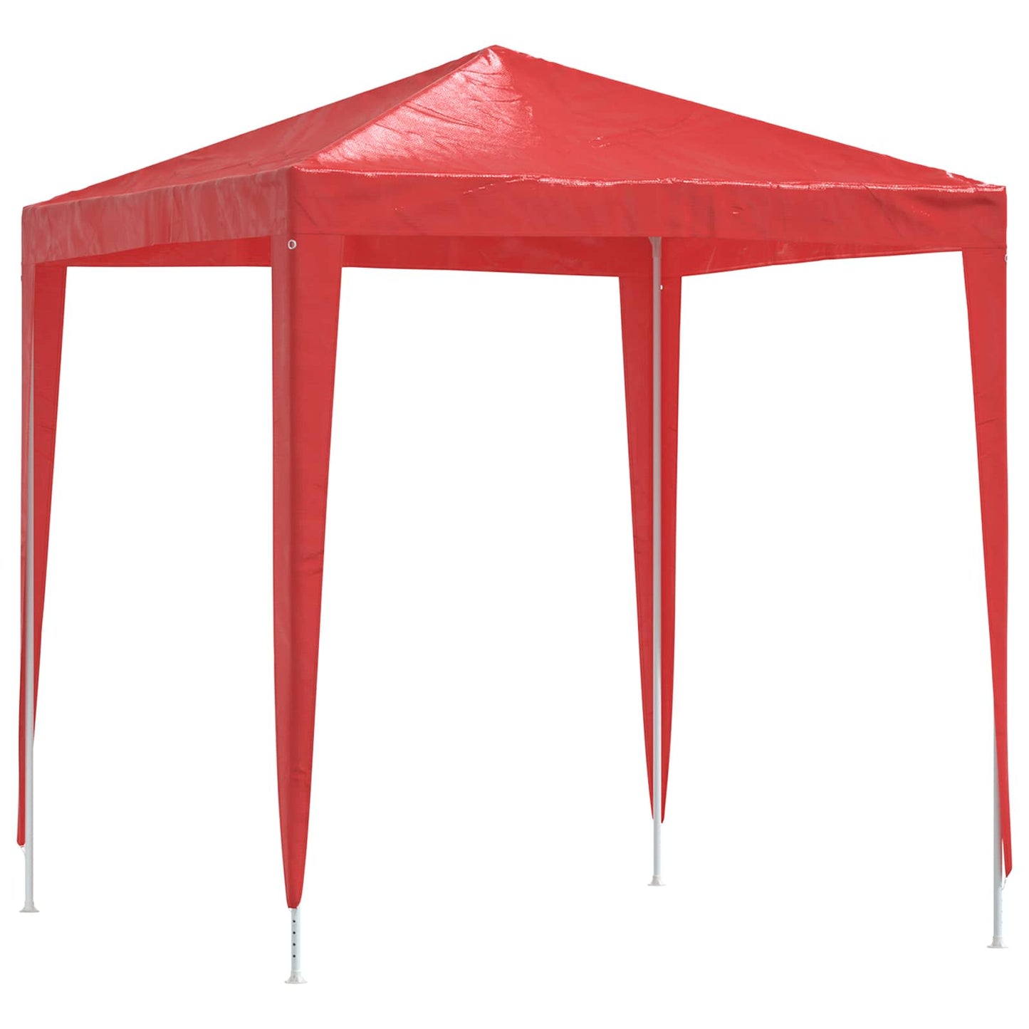 Partytent 200 x 200 x 240 cm Rood PE en staal is nu te koop bij PeponiXL, paradijselijk wonen!