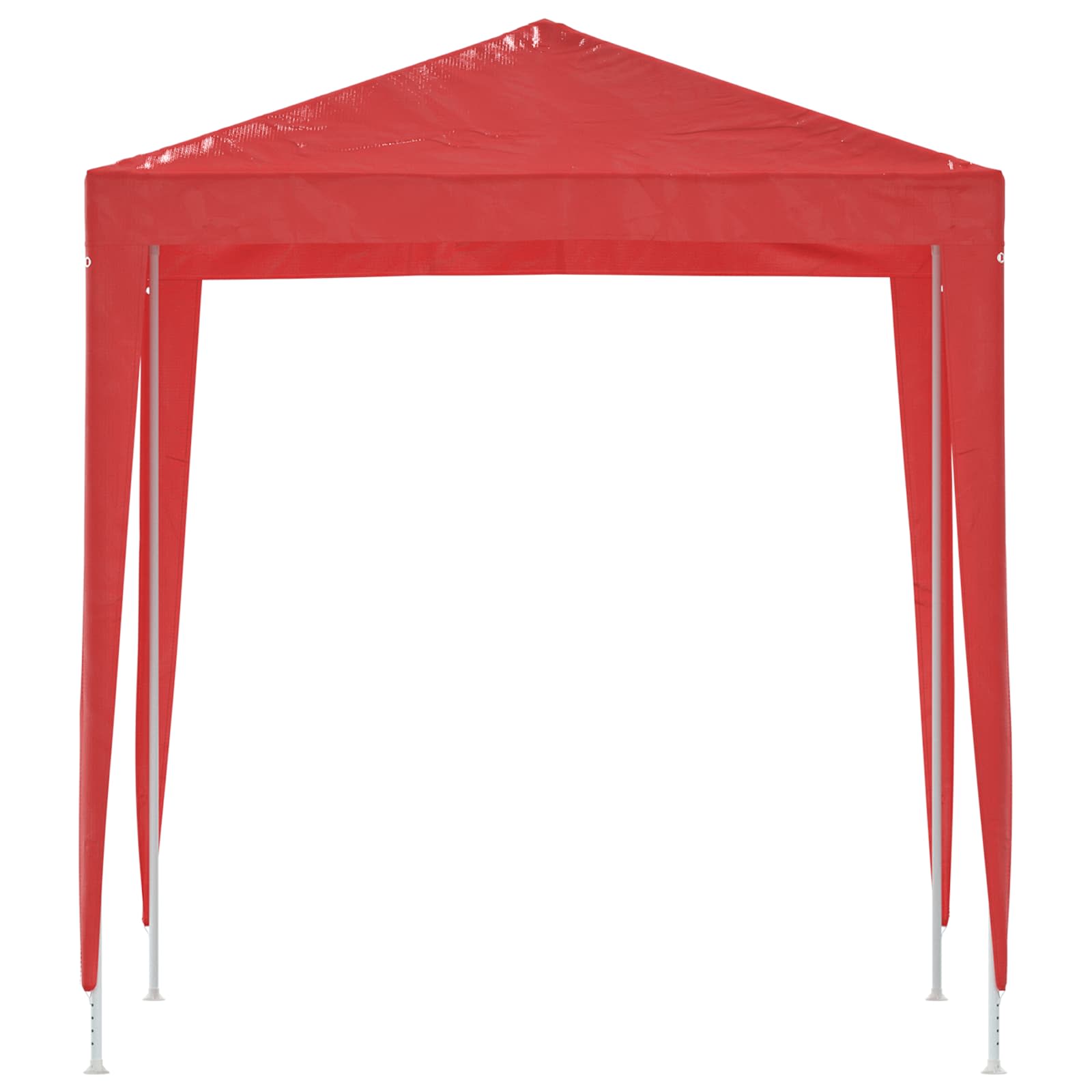 Partytent 200 x 200 x 240 cm Rood PE en staal is nu te koop bij PeponiXL, paradijselijk wonen!
