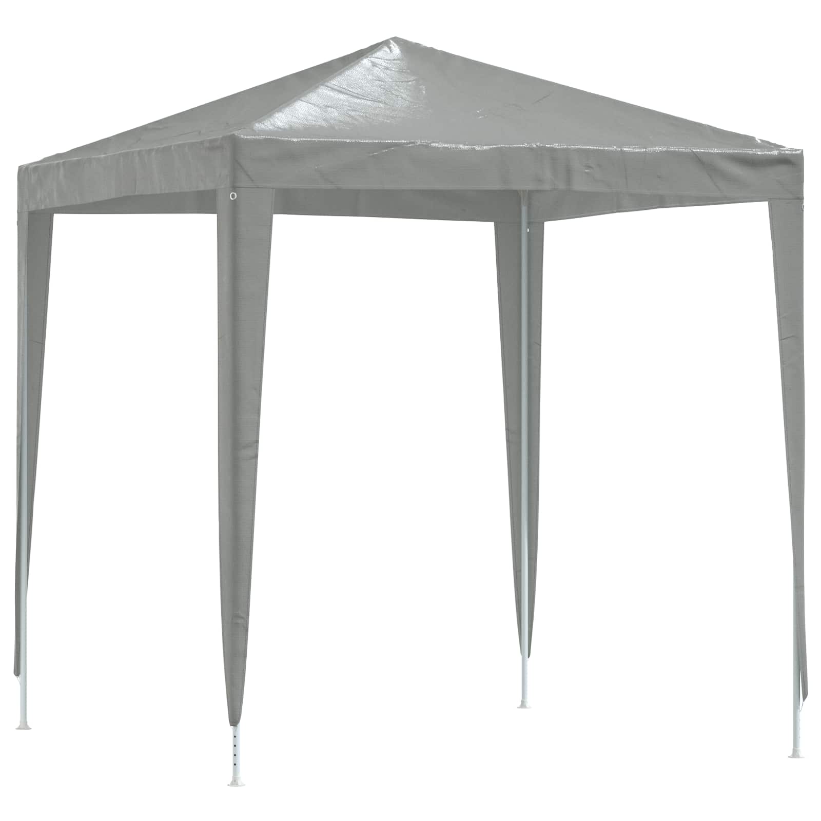 Partytent 200 x 200 x 240 cm Lichtgrijs PE en staal is nu te koop bij PeponiXL, paradijselijk wonen!