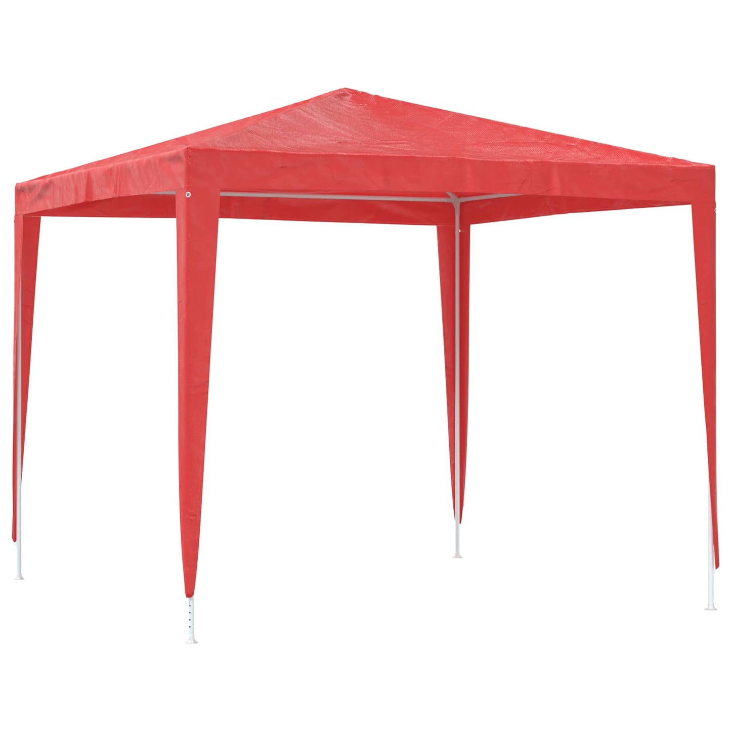 Partytent 250 x 250 x 240 cm Rood PE en staal is nu te koop bij PeponiXL, paradijselijk wonen!