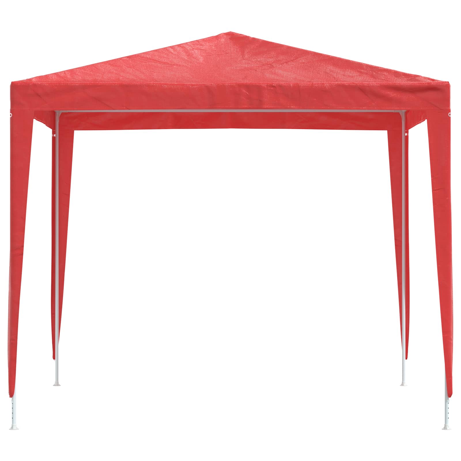 Partytent 250 x 250 x 240 cm Rood PE en staal is nu te koop bij PeponiXL, paradijselijk wonen!