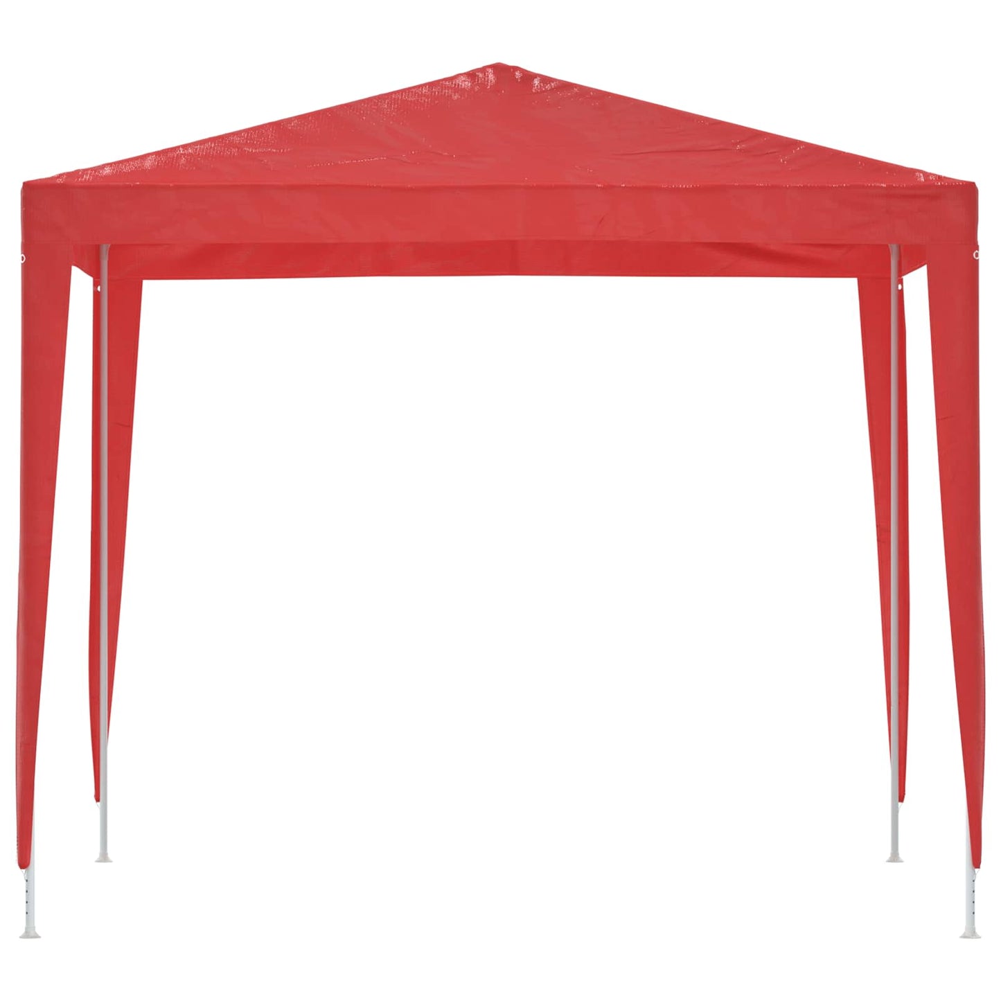 Partytent 250 x 250 x 240 cm Rood PE en staal is nu te koop bij PeponiXL, paradijselijk wonen!