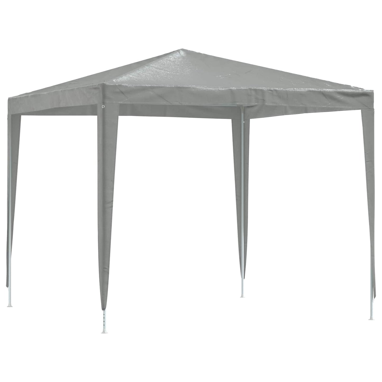 Partytent 250 x 250 x 240 cm Lichtgrijs PE en staal is nu te koop bij PeponiXL, paradijselijk wonen!