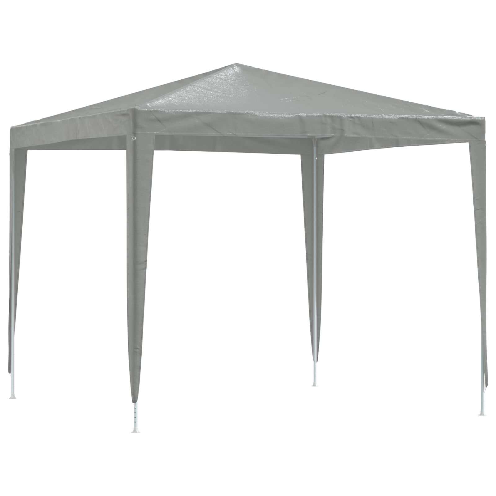 Partytent 250 x 250 x 240 cm Lichtgrijs PE en staal is nu te koop bij PeponiXL, paradijselijk wonen!
