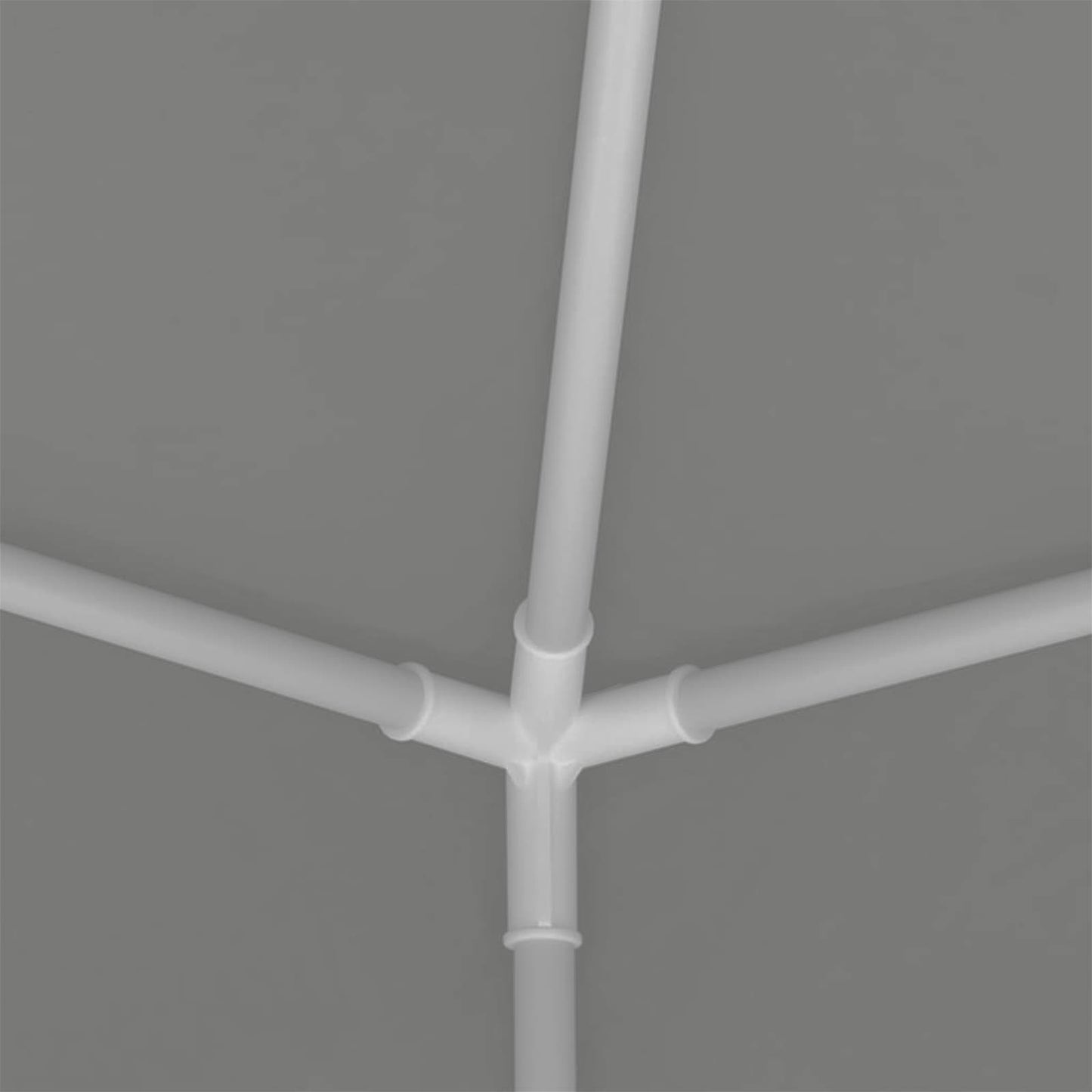 Partytent Lichtgrijs 250 x 250 x 240 cm PE en staal is nu te koop bij PeponiXL, paradijselijk wonen!