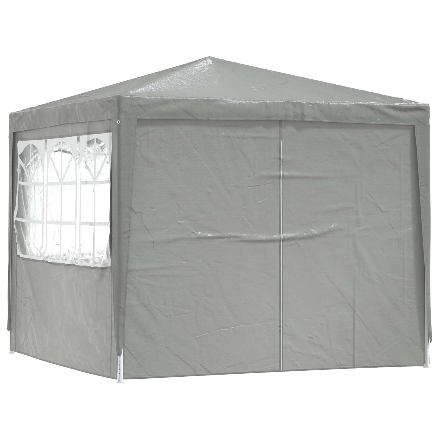 Partytent Lichtgrijs 250 x 250 x 240 cm PE en staal is nu te koop bij PeponiXL, paradijselijk wonen!