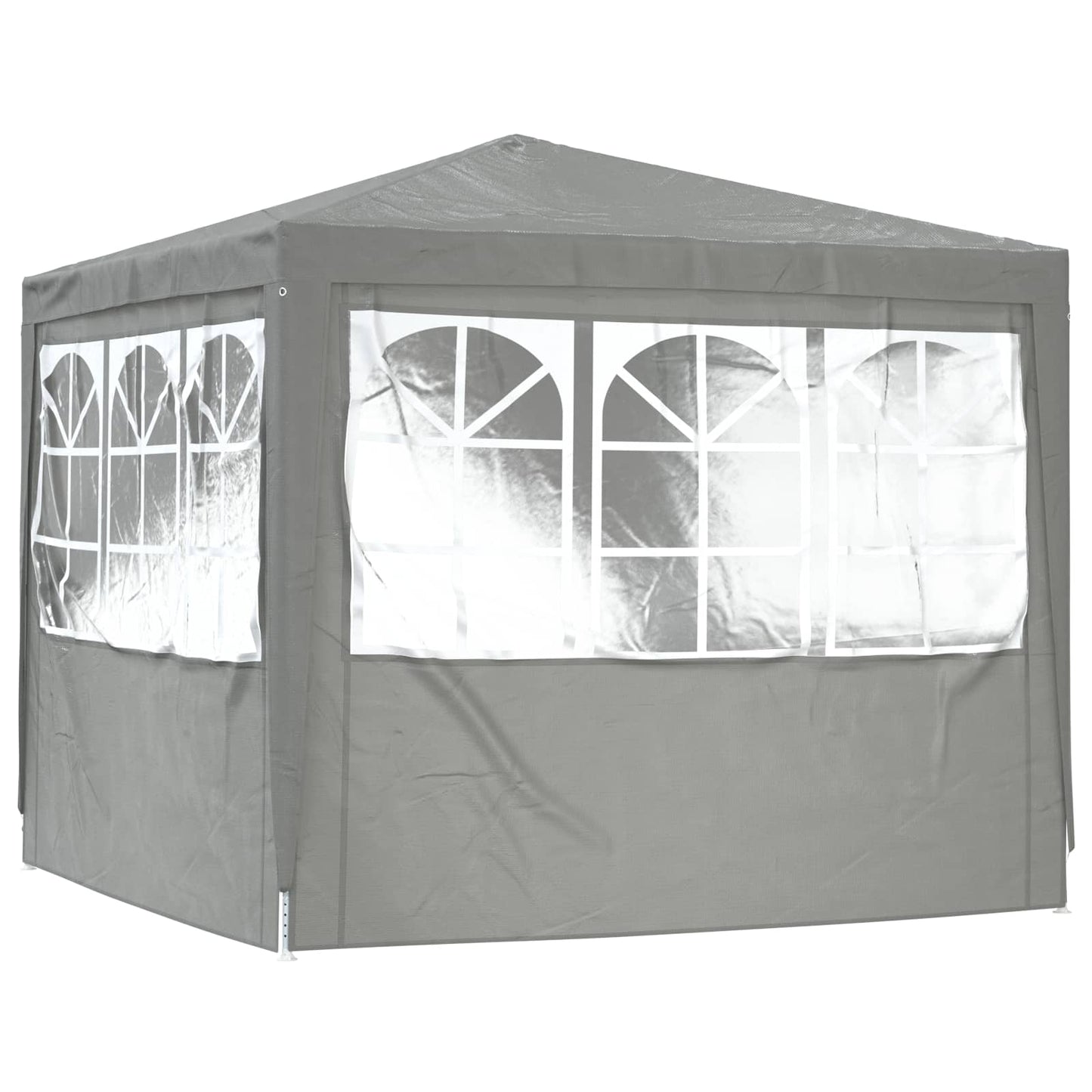 Partytent Lichtgrijs 250 x 250 x 240 cm PE en staal is nu te koop bij PeponiXL, paradijselijk wonen!