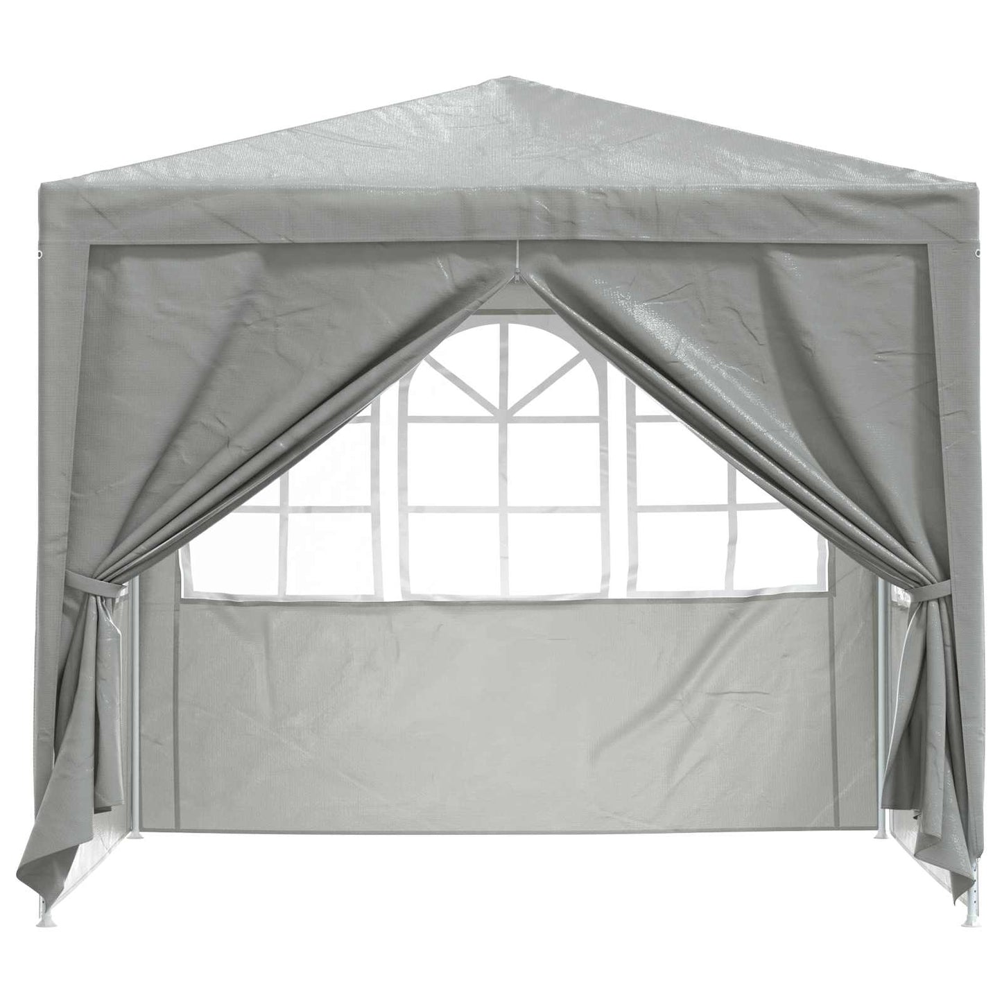 Partytent Lichtgrijs 250 x 250 x 240 cm PE en staal is nu te koop bij PeponiXL, paradijselijk wonen!
