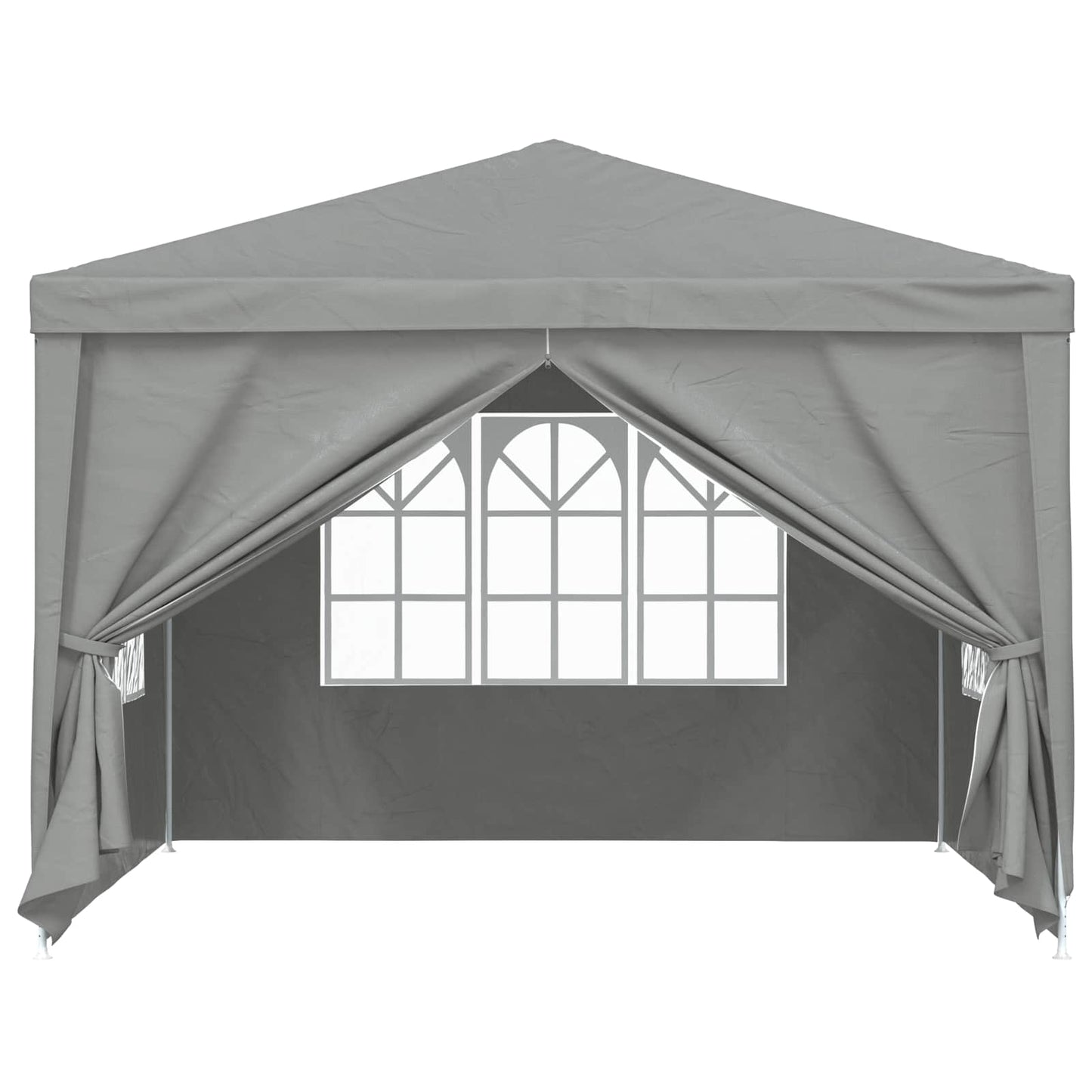 Partytent 300 x 300 x 255 cm Lichtgrijs PE en staal is nu te koop bij PeponiXL, paradijselijk wonen!