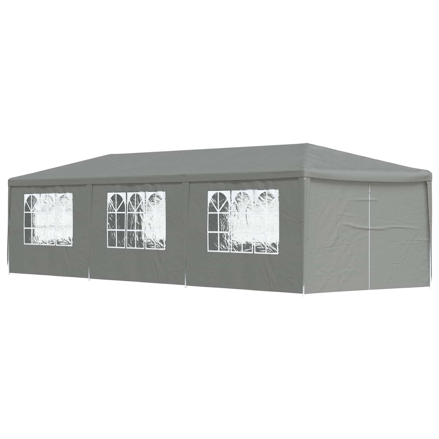 Partytent 900 x 300 x 255 cm Lichtgrijs PE en staal is nu te koop bij PeponiXL, paradijselijk wonen!