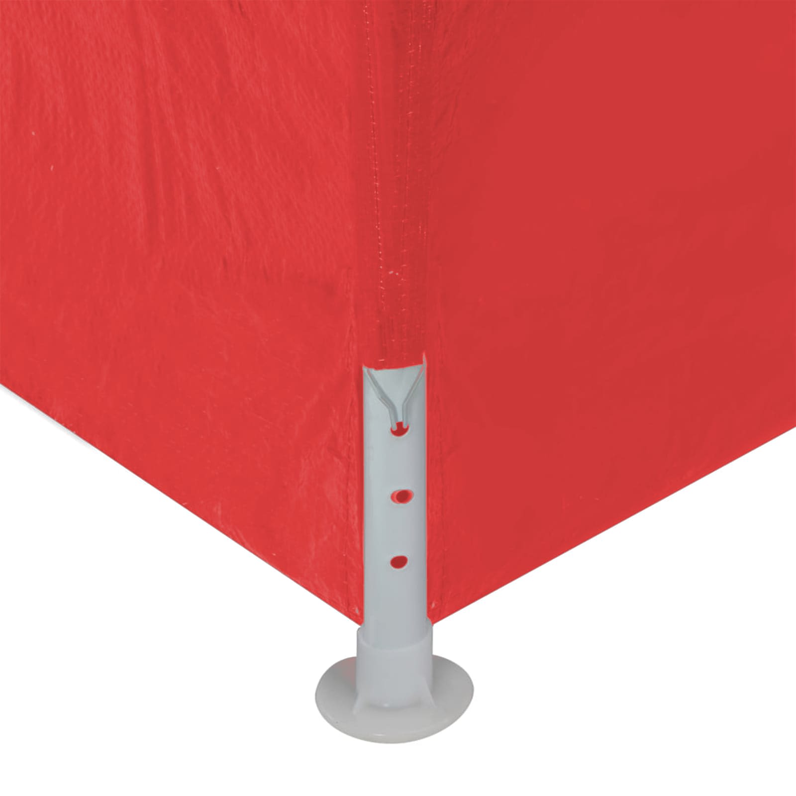 Partytent 1200 x 300 x 255 cm Rood PE en staal is nu te koop bij PeponiXL, paradijselijk wonen!