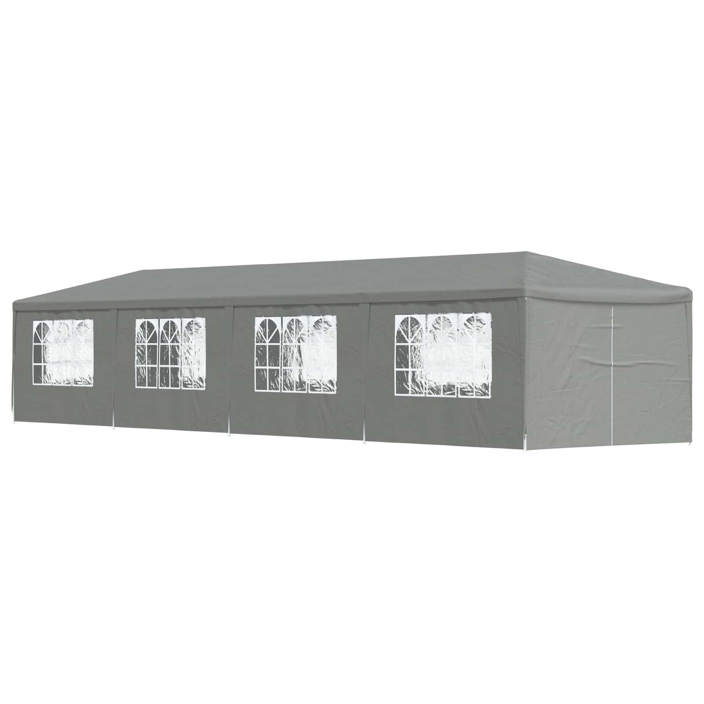 Partytent 1200 x 300 x 255 cm Lichtgrijs PE en staal is nu te koop bij PeponiXL, paradijselijk wonen!