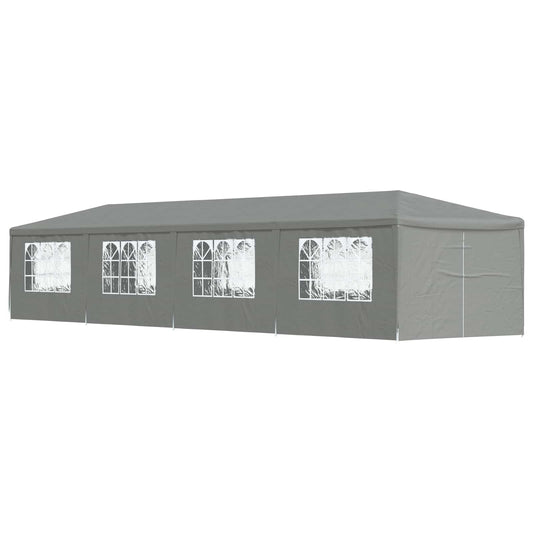 Partytent 1200 x 300 x 255 cm Lichtgrijs PE en staal is nu te koop bij PeponiXL, paradijselijk wonen!