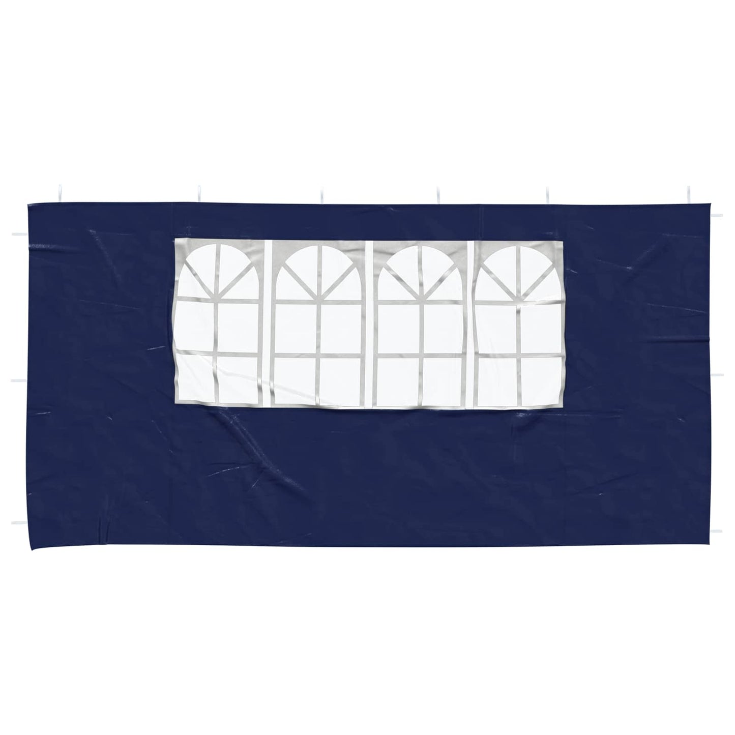 Party Tent Zijwand 2 pcs 400 x 195 cm Blauw PE en staal is nu te koop bij PeponiXL, paradijselijk wonen!