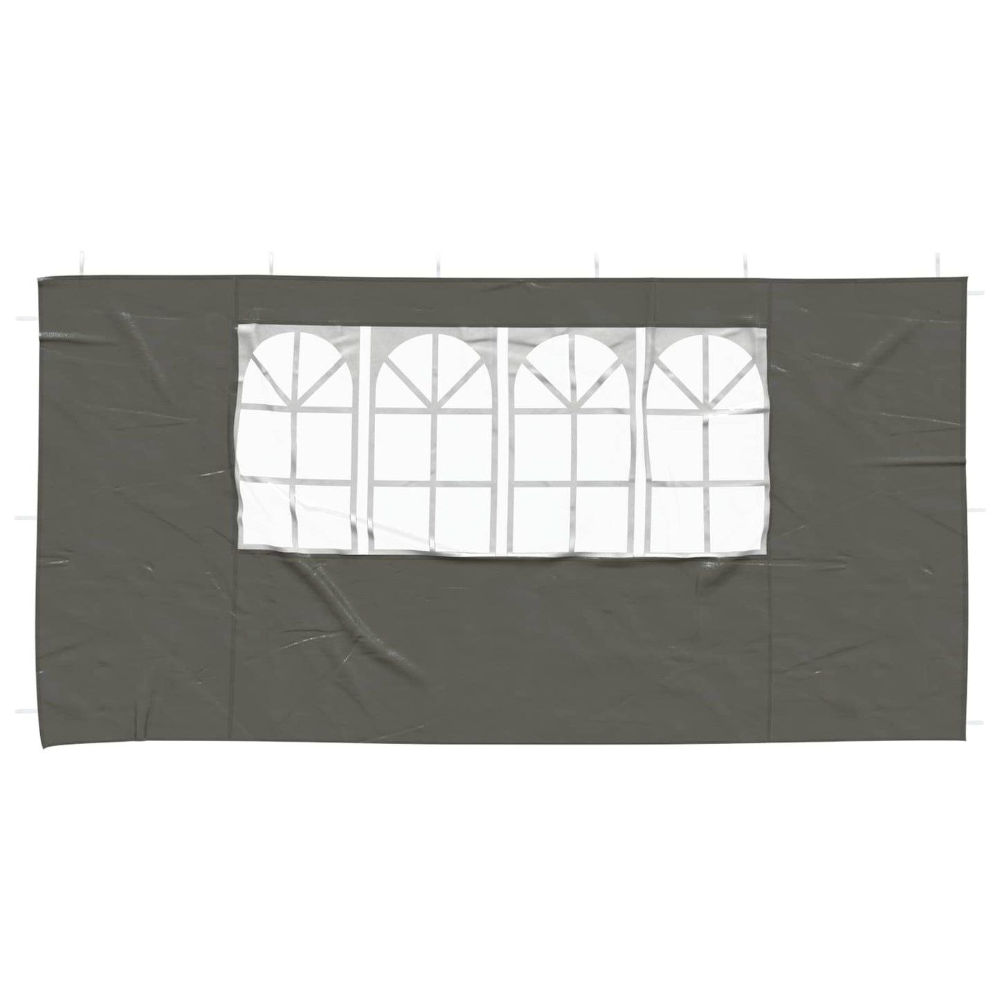 Party Tent Zijwand 2 pcs 400 x 195 cm Antracietkleurig is nu te koop bij PeponiXL, paradijselijk wonen!