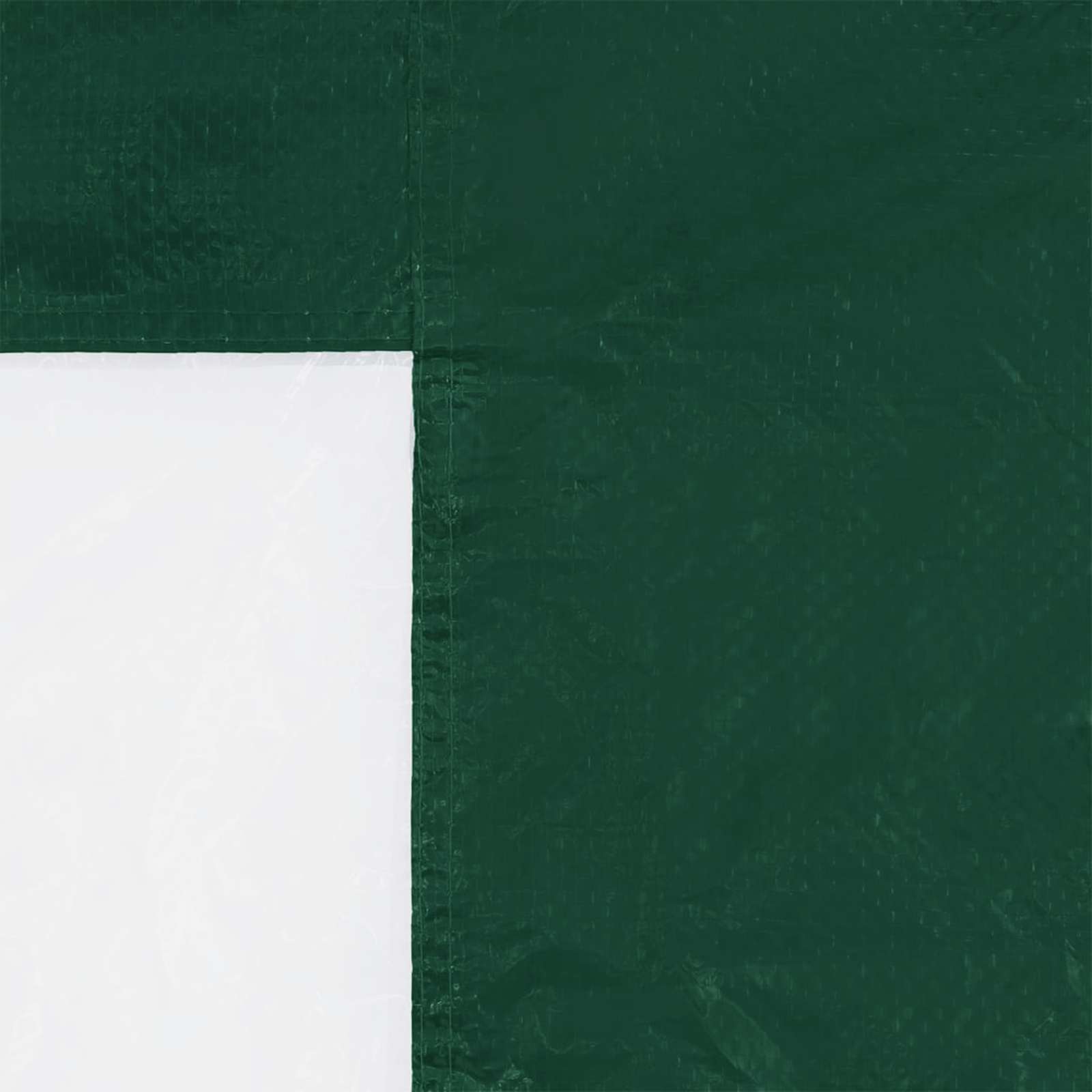 Party Tent Zijwand 2 pcs 400 x 195 cm Groen PE en staal is nu te koop bij PeponiXL, paradijselijk wonen!