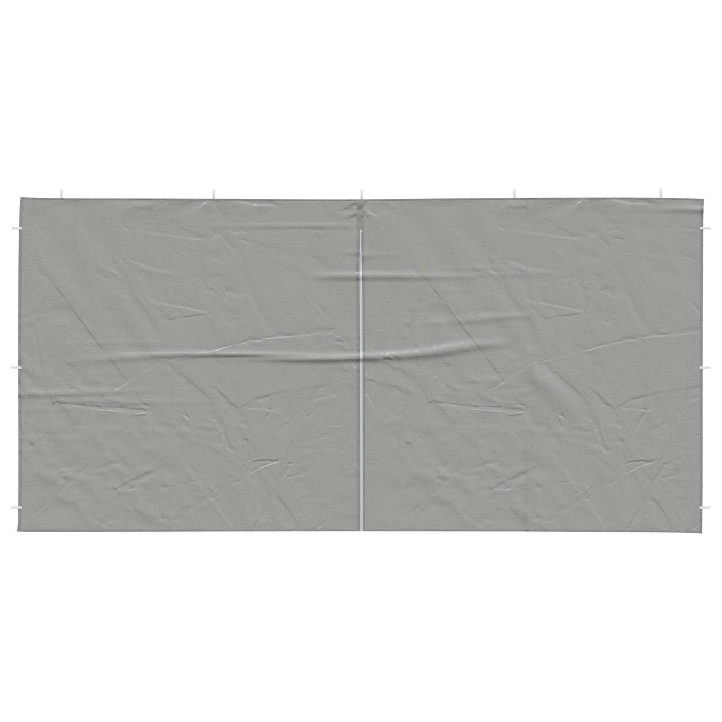 Party Tent Zijwand 2 pcs Lichtgrijs 400 x 195 cm PE en staal is nu te koop bij PeponiXL, paradijselijk wonen!