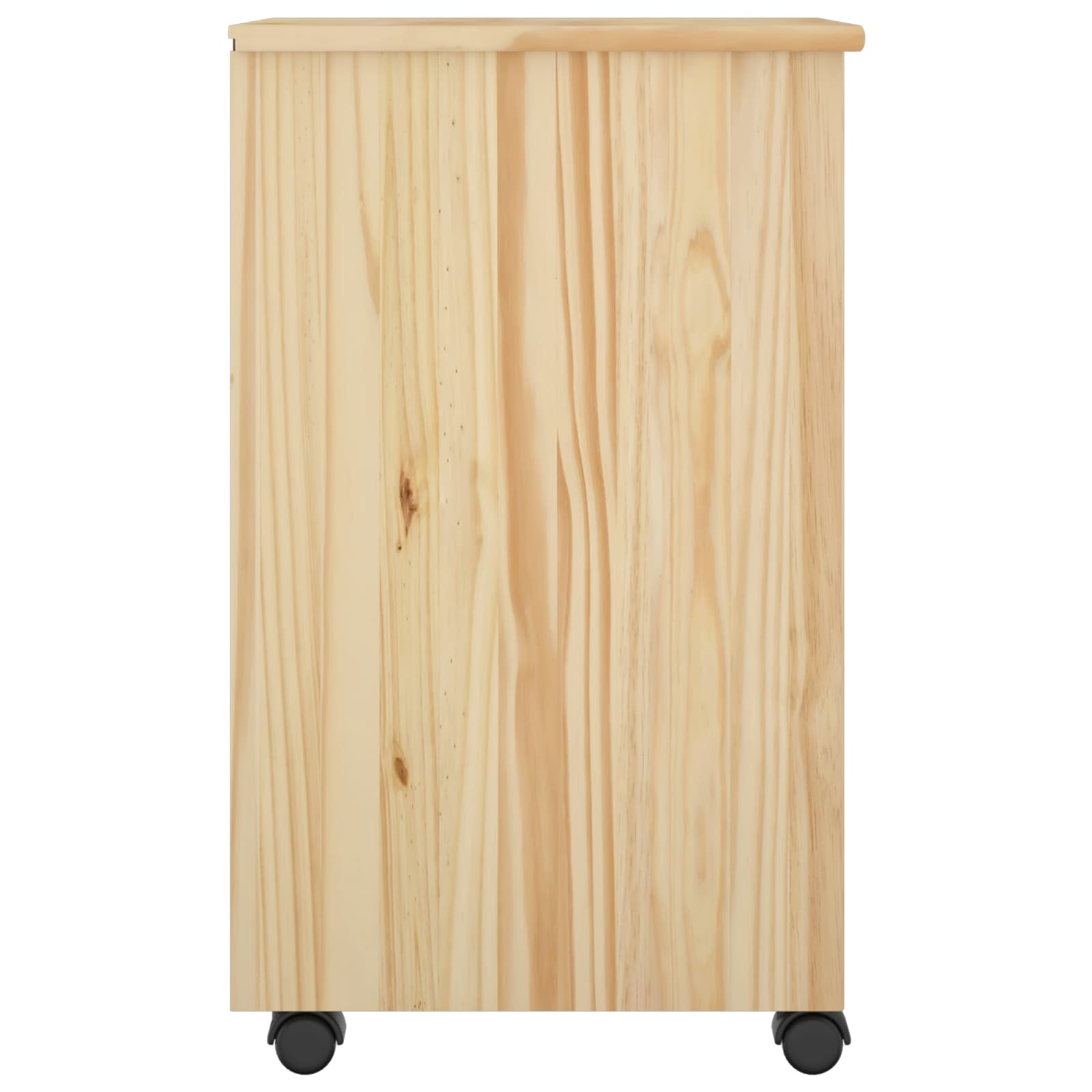 Rolling Kast Bruin 34 x 39 x 65,5 cm Massief grenenhout is nu te koop bij PeponiXL, paradijselijk wonen!