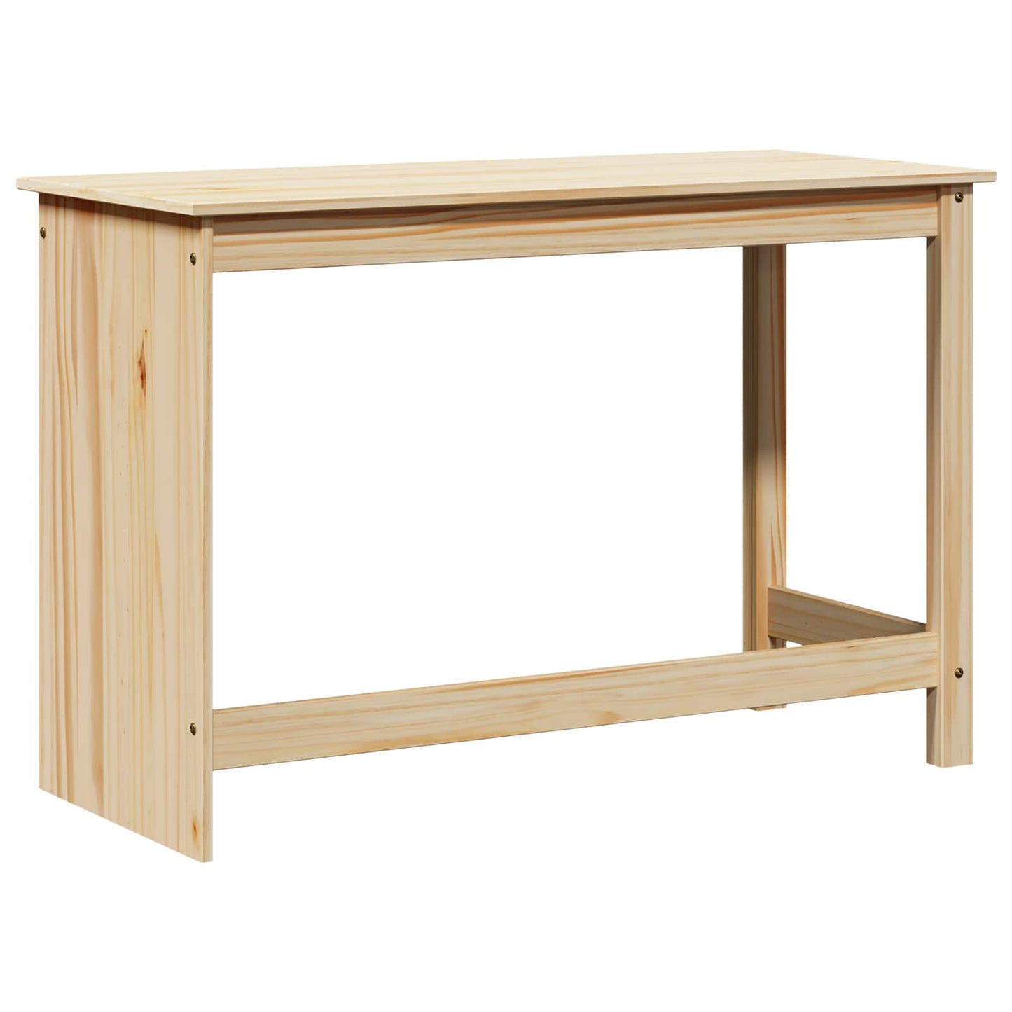 Bureau Bruin 112 x 50 x 75 cm Massief Vurenhout is nu te koop bij PeponiXL, paradijselijk wonen!