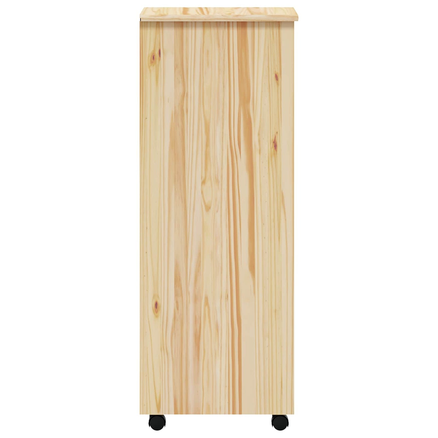 Rolling Cabinet met Laden MOSS Heldere Vernis 34 x 39 x 103 cm is nu te koop bij PeponiXL, paradijselijk wonen!