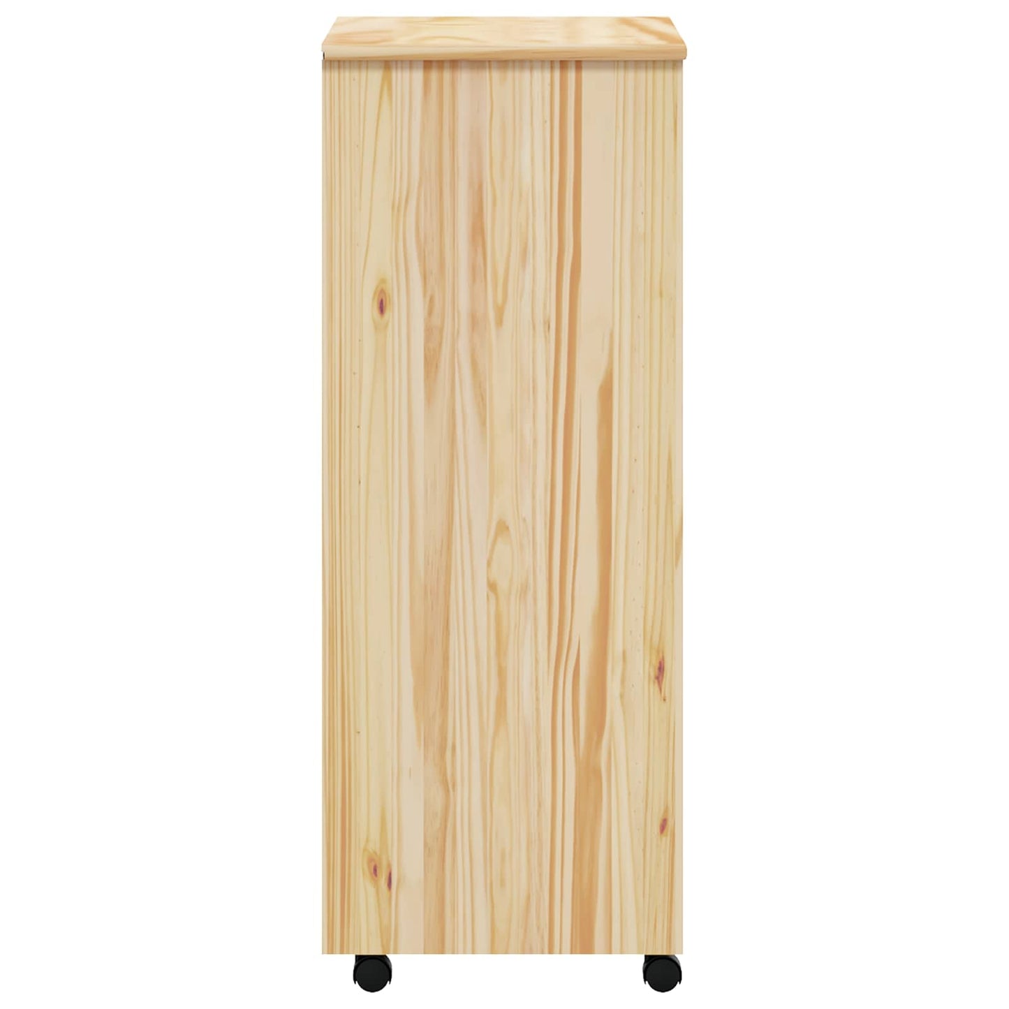 Rolling Cabinet met Laden MOSS Heldere Vernis 53 x 39 x 103 cm is nu te koop bij PeponiXL, paradijselijk wonen!