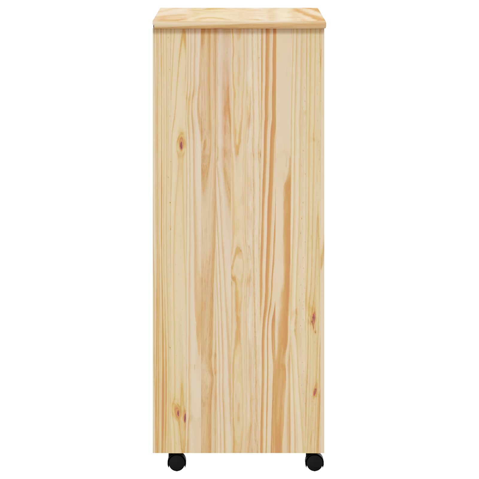 Rolling Cabinet met Laden MOSS Heldere Vernis 53 x 39 x 103 cm is nu te koop bij PeponiXL, paradijselijk wonen!