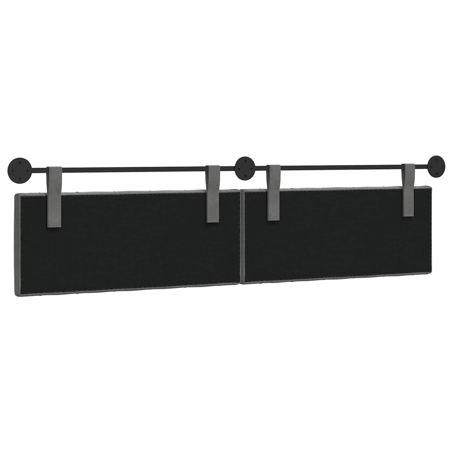 Hangend hoofdbord Donkergrijs Fluweel is nu te koop bij PeponiXL, paradijselijk wonen!
