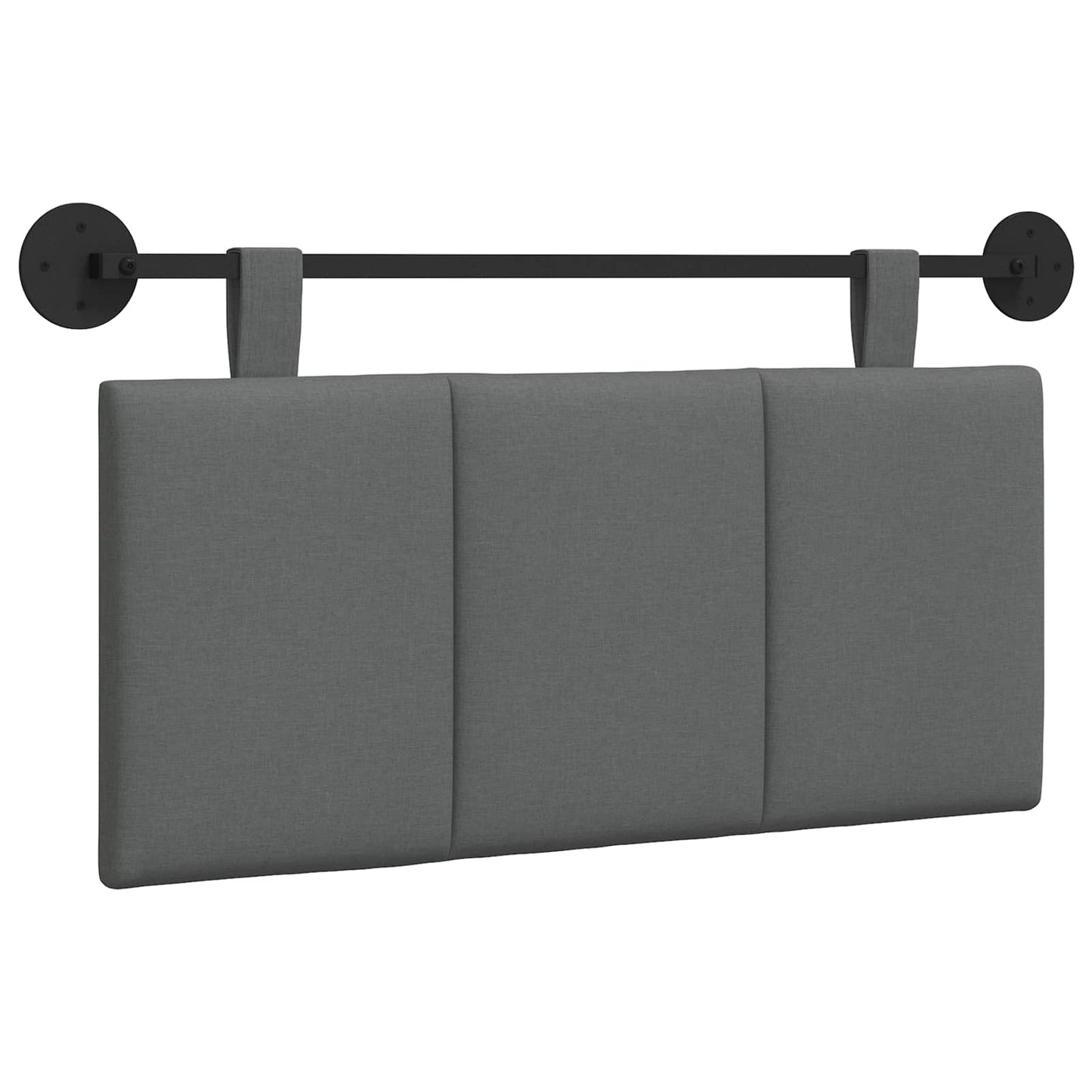 Hangend hoofdbord Donkergrijs Stof is nu te koop bij PeponiXL, paradijselijk wonen!