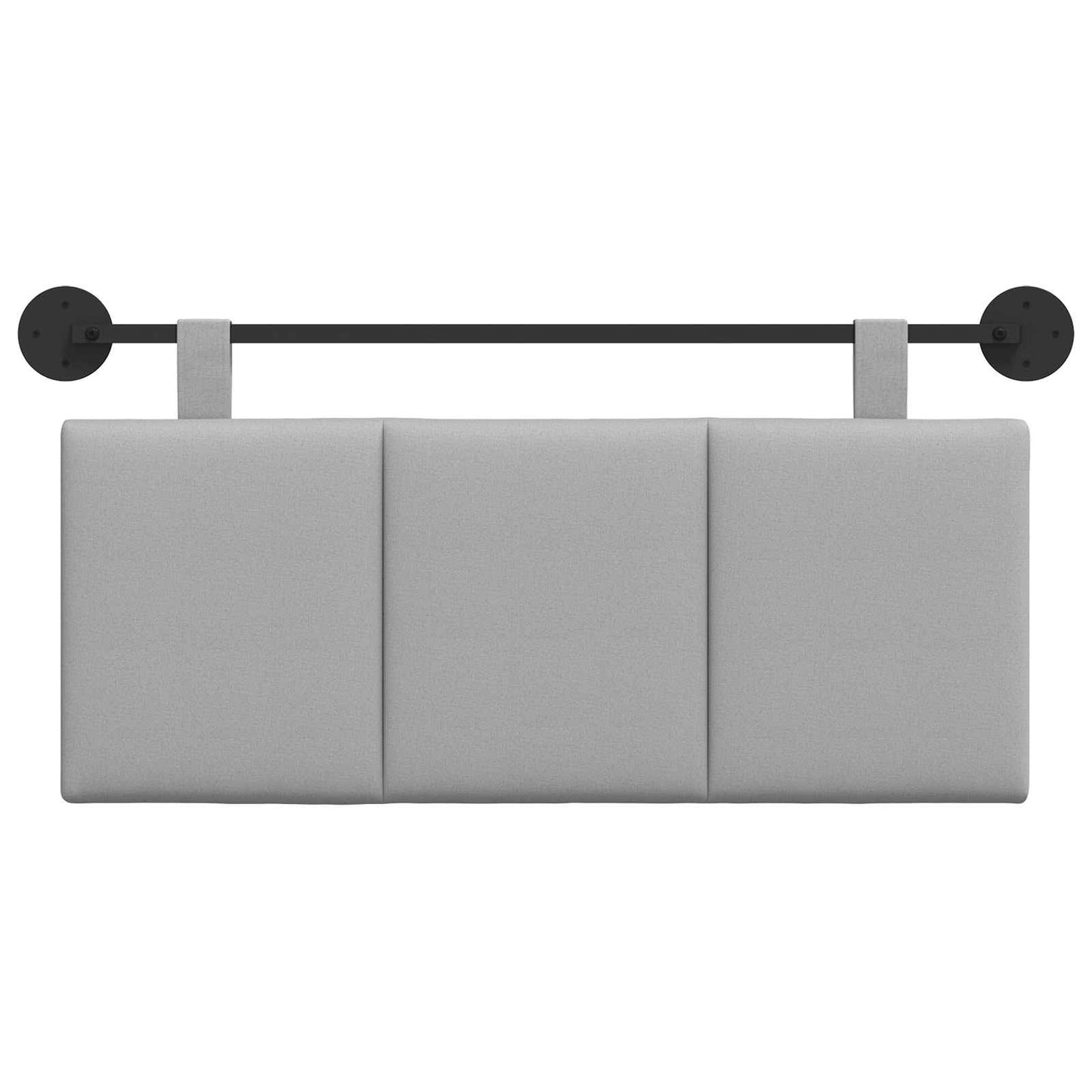 Hangend hoofdbord Wolkengrijs Stof is nu te koop bij PeponiXL, paradijselijk wonen!
