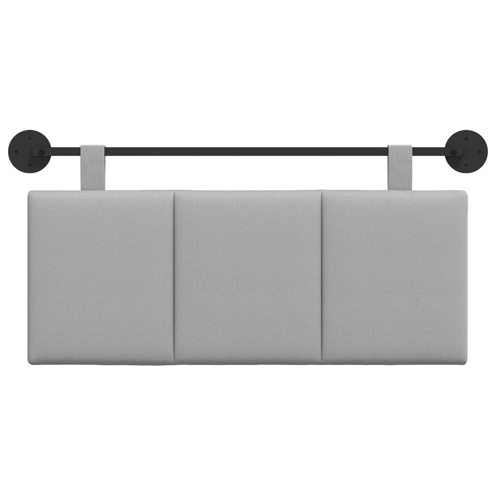 Hangend hoofdbord Wolkengrijs Stof is nu te koop bij PeponiXL, paradijselijk wonen!