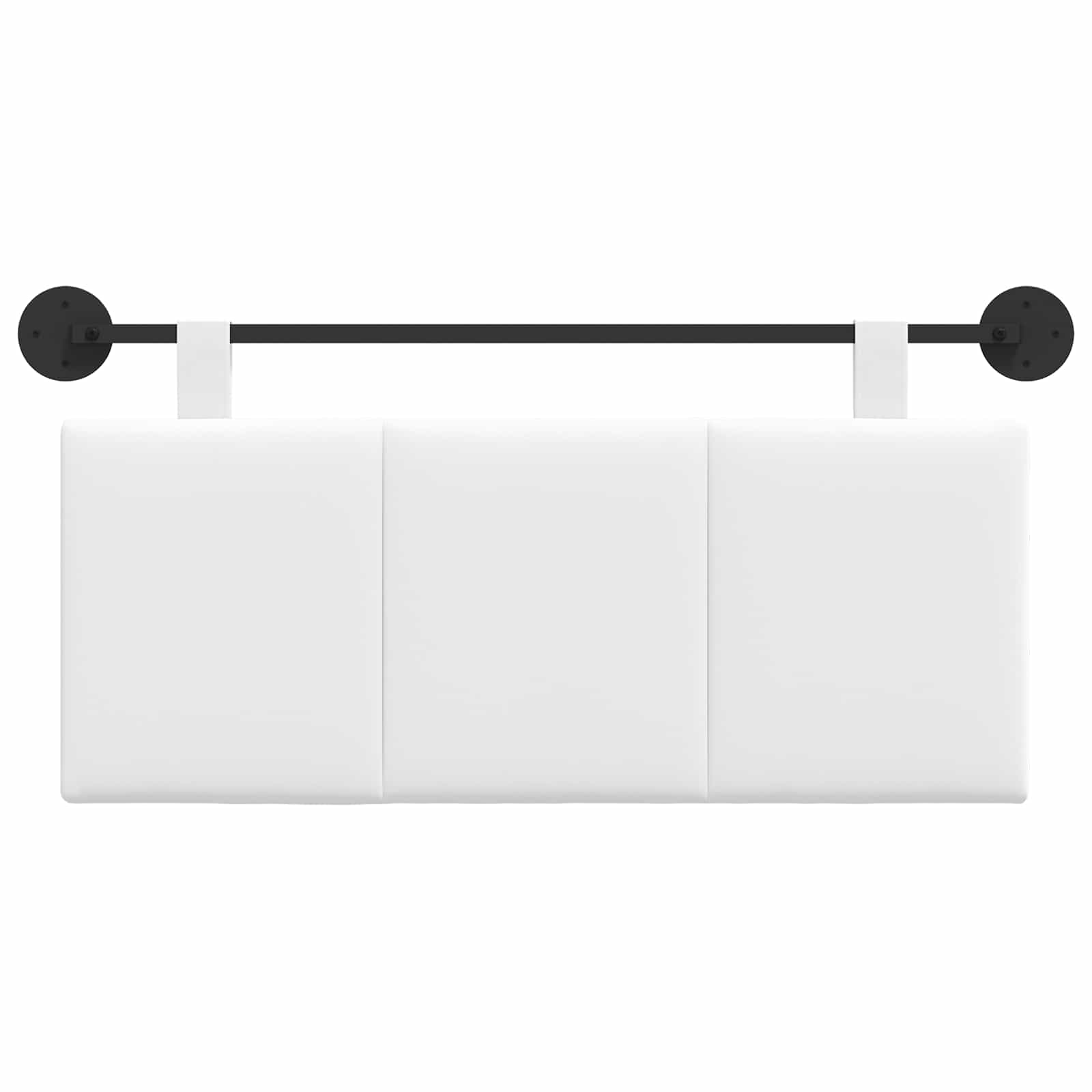 Hangend hoofdbord Wit Stof is nu te koop bij PeponiXL, paradijselijk wonen!