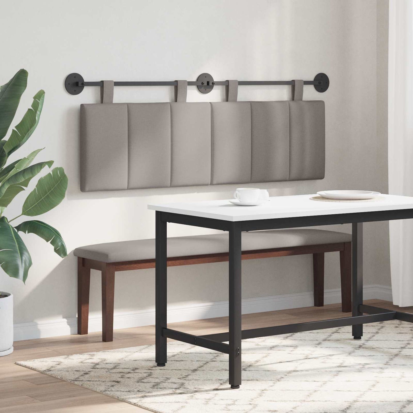 Hangend hoofdbord Stof is nu te koop bij PeponiXL, paradijselijk wonen!