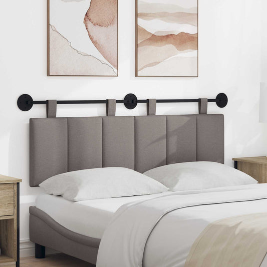Hangend hoofdbord Taupe Stof is nu te koop bij PeponiXL, paradijselijk wonen!