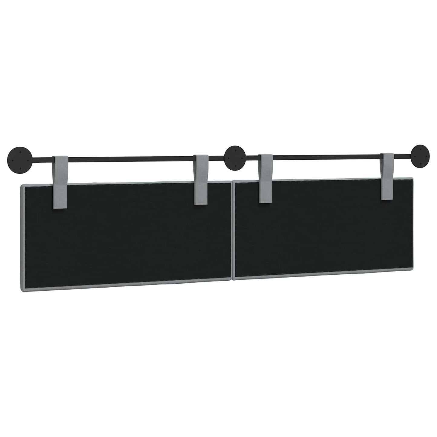 Hangend hoofdbord Lichtgrijs Stof is nu te koop bij PeponiXL, paradijselijk wonen!