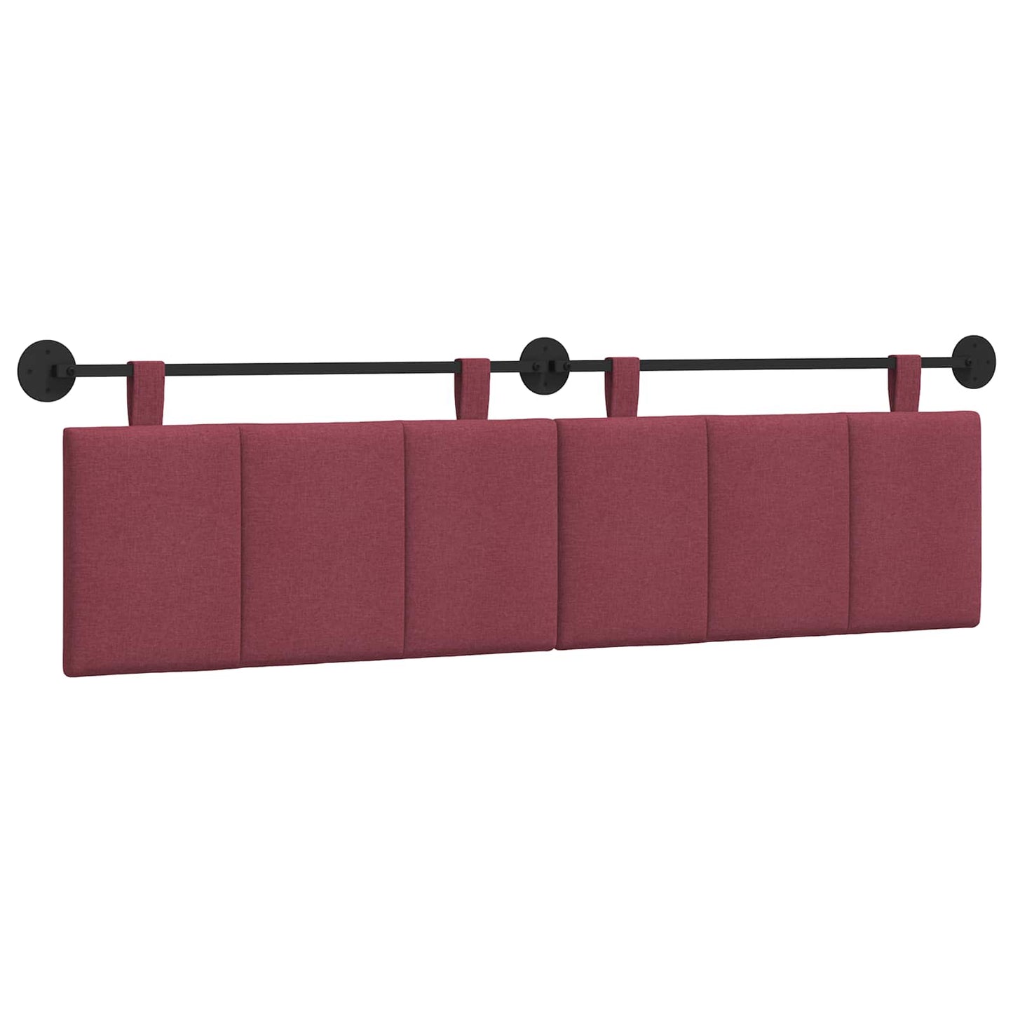 Hangend hoofdbord Wijnrood Stof is nu te koop bij PeponiXL, paradijselijk wonen!