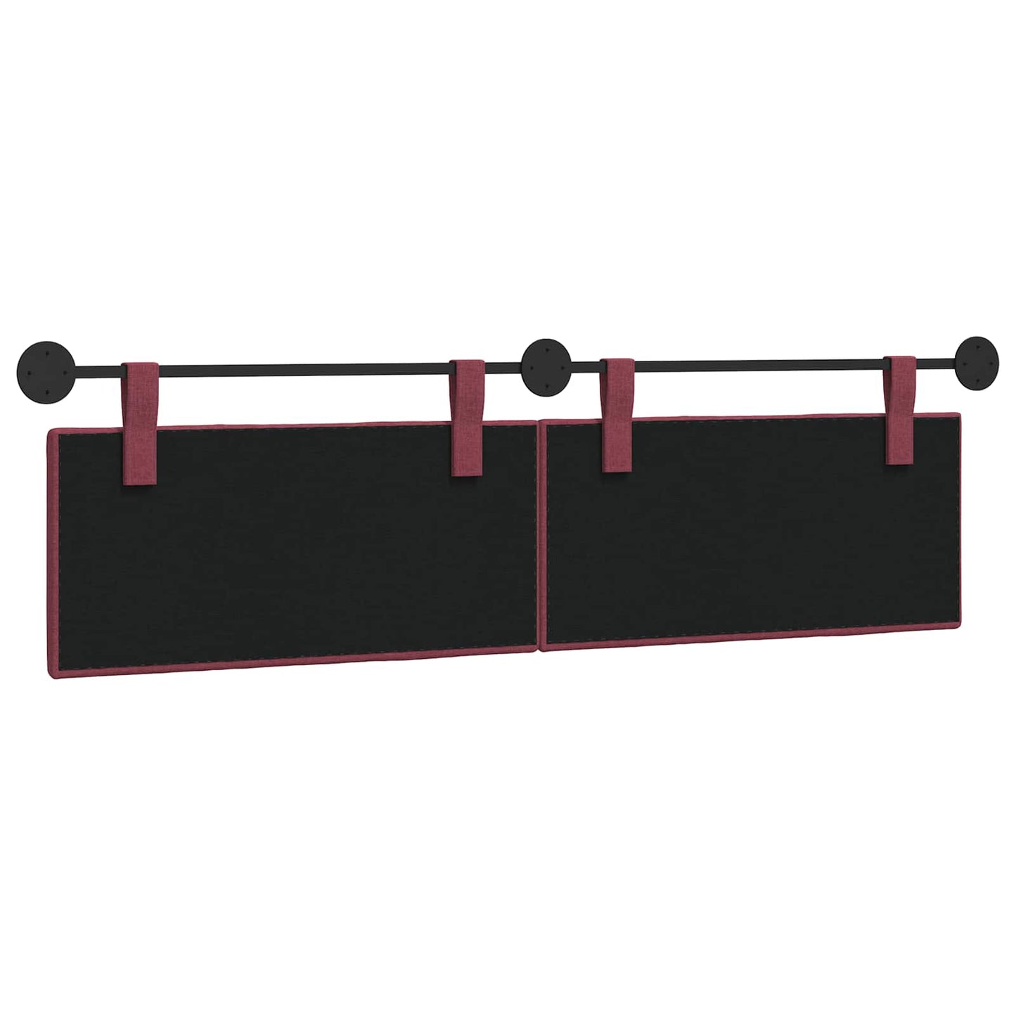 Hangend hoofdbord Wijnrood Stof is nu te koop bij PeponiXL, paradijselijk wonen!