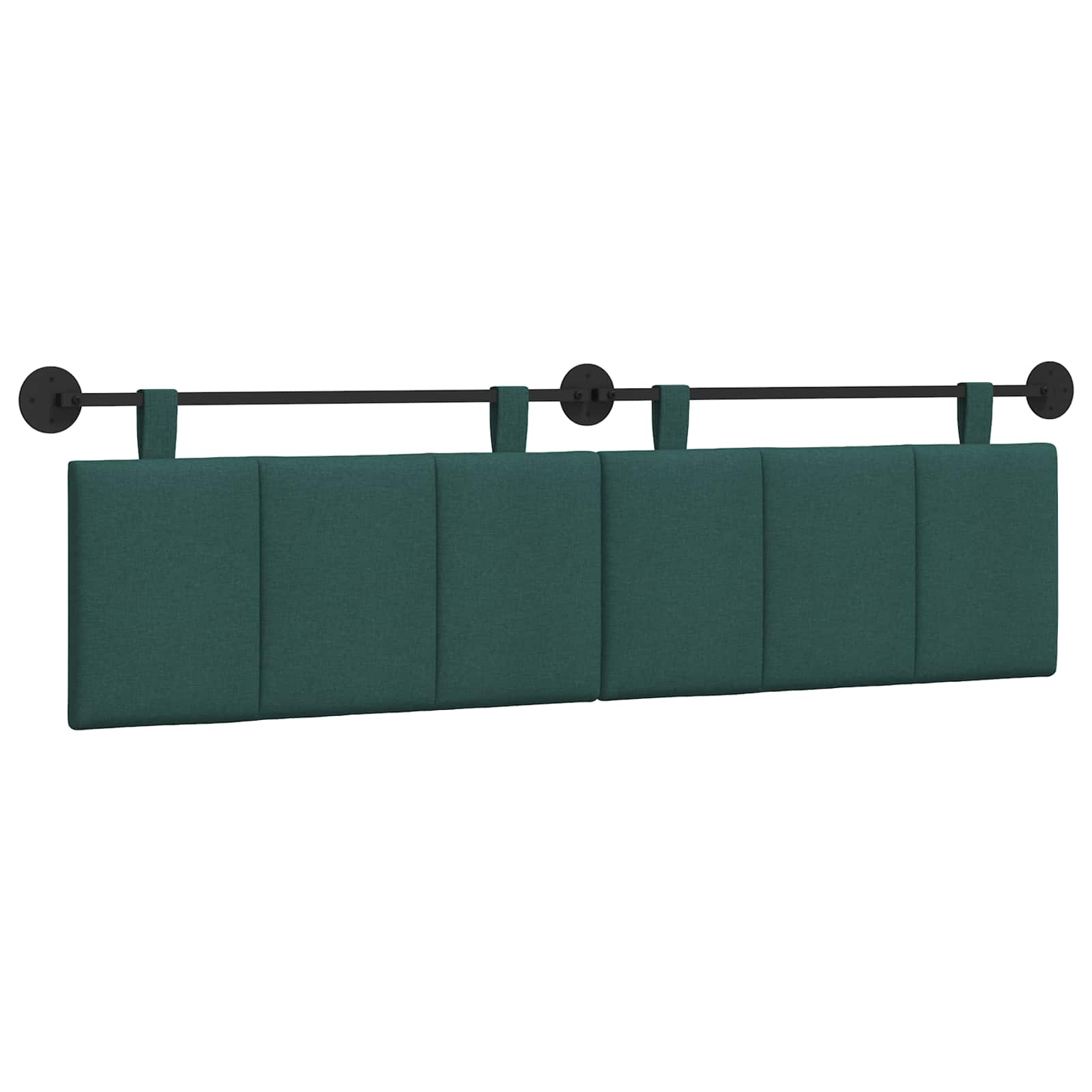 Hangend hoofdbord Donkergroen Stof is nu te koop bij PeponiXL, paradijselijk wonen!