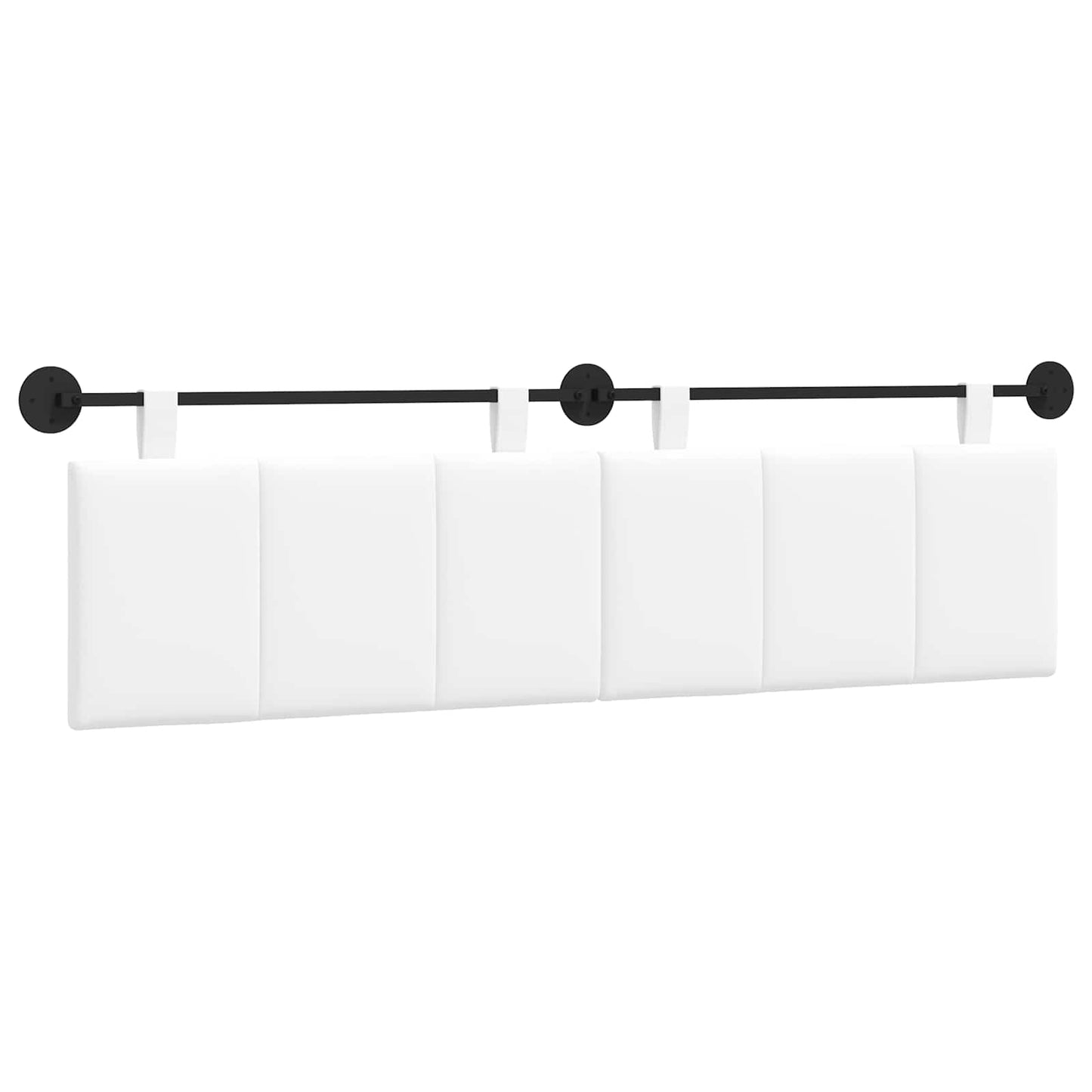 Hangend hoofdbord Wit Stof is nu te koop bij PeponiXL, paradijselijk wonen!